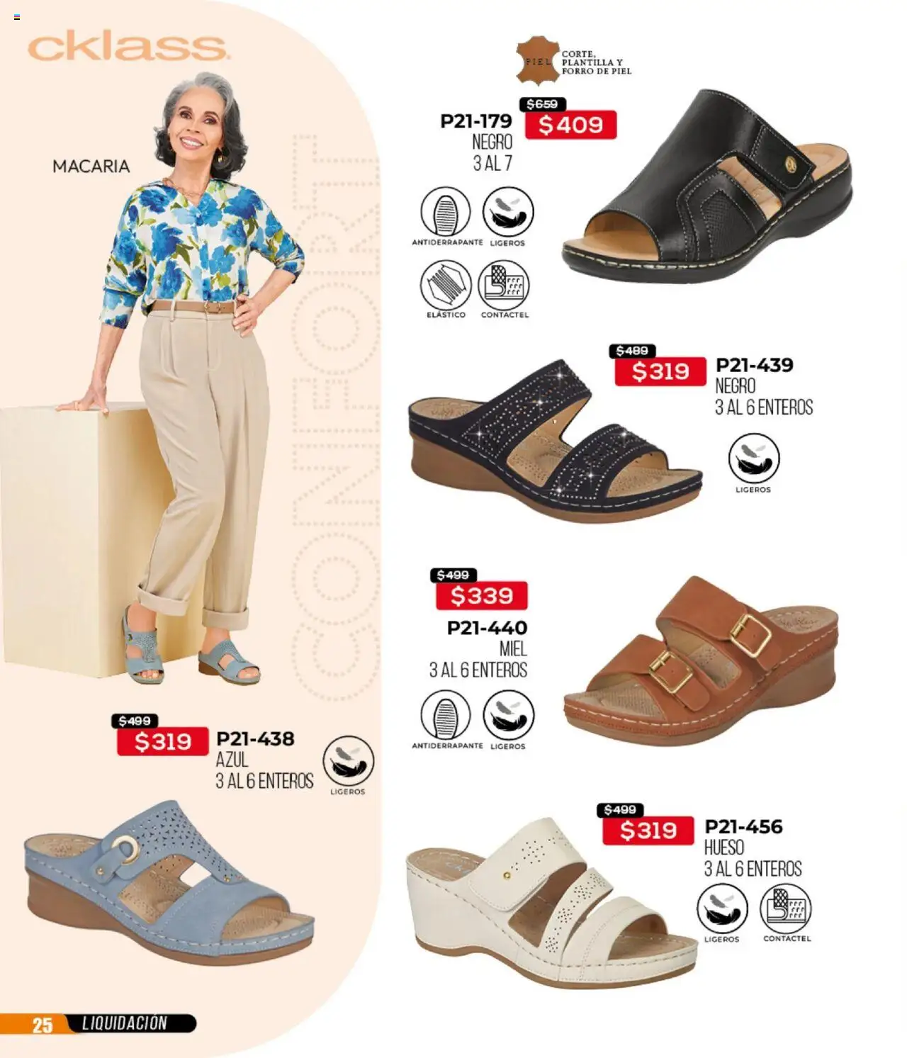 Nuevas ofertas de Cklass válidas en toda la República Mexicana desde el 22.09.2025. ¡Encuentra las mejores ofertas en Cklass - Catálogo Liquidación Calzado! | Página: 26