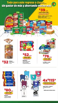 Nuevas ofertas de Bodega Aurrerá válidas en toda la República Mexicana desde el 14.08.2025. ¡Encuentra las mejores ofertas en Bodega Aurrerá - Folleto Aquí si te Alcanza! | Página: 3 | Productos: Durazno, Queso, Jamón, Vitaminas