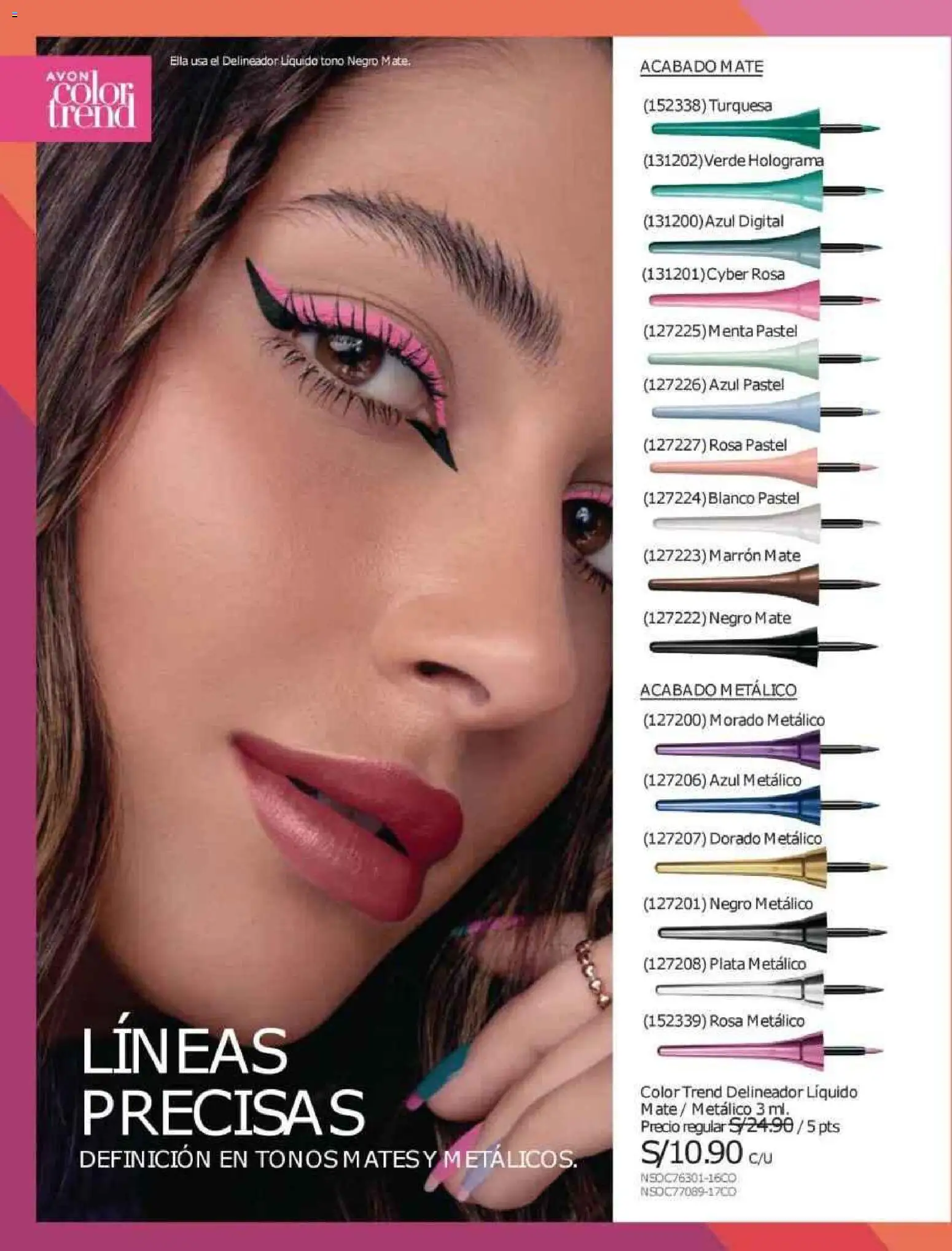 Catálogo Avon válido desde 12.10.2025 | Página: 8 | Productos: Delineador