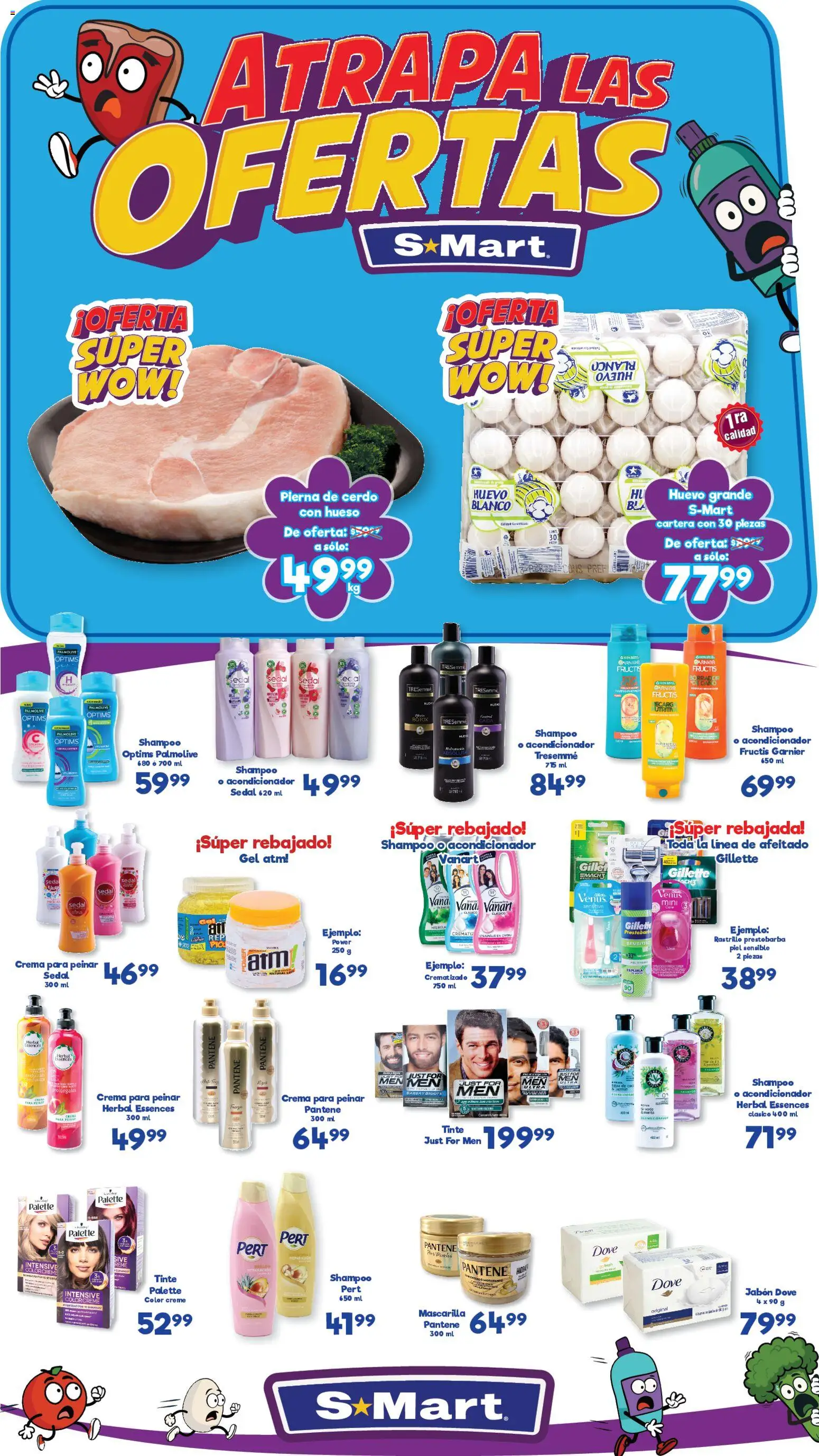 Nuevas ofertas de S-Mart válidas en toda la República Mexicana desde el 27.01.2026. ¡Encuentra las mejores ofertas en S-Mart folleto Ofertas de Feria Monterrey! | Página: 1 | Productos: Crema, Espuma, Té, Acondicionador