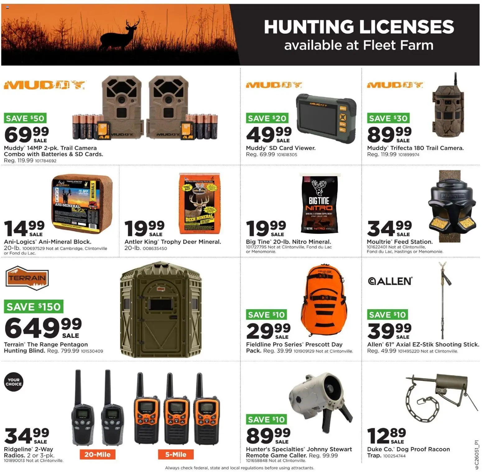 Mills Fleet Farm Weekly Ad - valid from 26.01.2026 | Page: 11 | Products: Vitamin, Camera, Game, Trail Camera