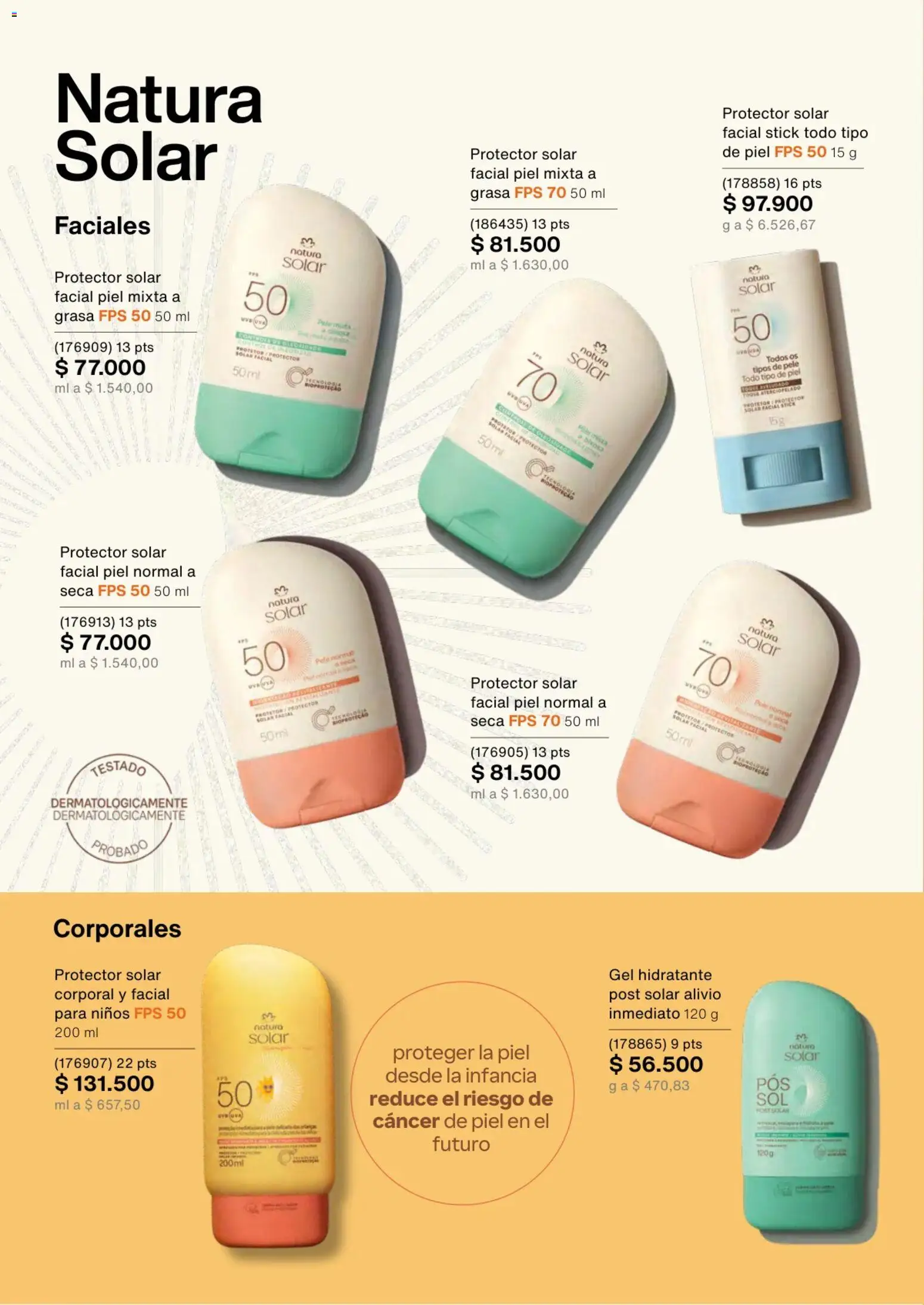 Natura revista - valida desde el 01.02.2026 | Página: 131 | Productos: Protector solar