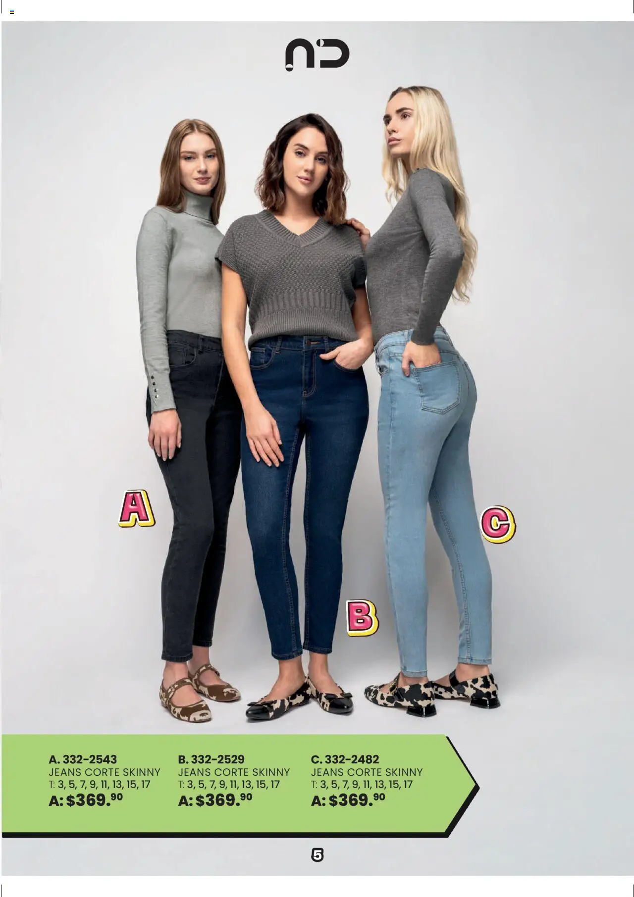 Nuevas ofertas de Andrea válidas en toda la República Mexicana desde el 14.09.2025. ¡Encuentra las mejores ofertas en Andrea - Catálogo Denim Urbano! | Página: 5