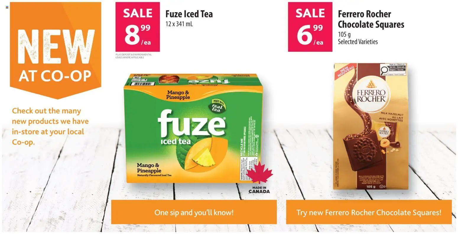 Co-op Food flyer valid from 05.03.2026 | Page: 4 | Products: Tea, Pineapple, Milk, Chocolate