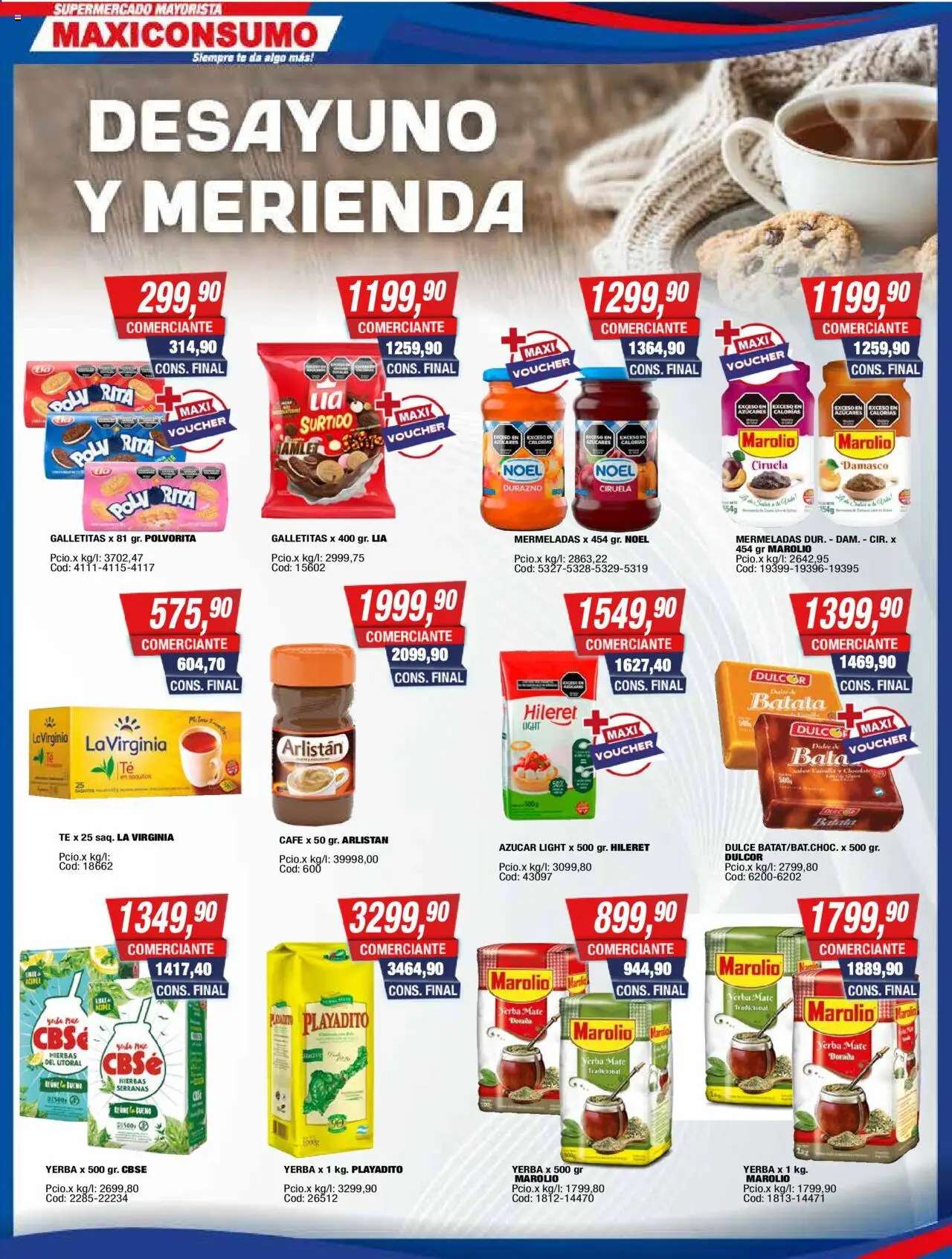 Maxiconsumo ofertas │ válido desde el 08.09.2025 | Página: 5 | Productos: Mate, Batata, Azucar, Yerba