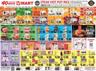 Preview of Hmart weekly ads valid from 23.01.2026