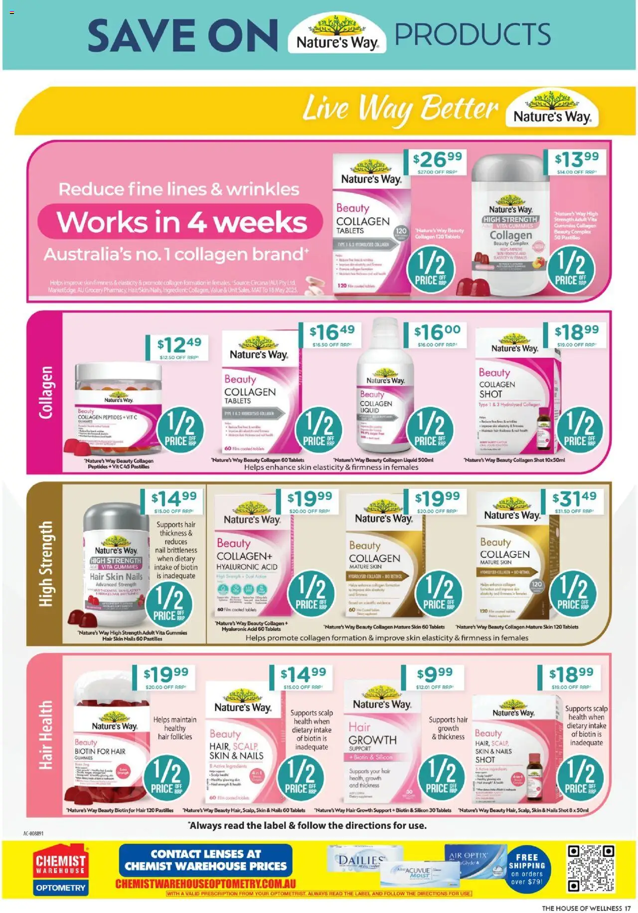 Chemist Warehouse catalogue - valid from 16.10.2025 | Page: 17 | Products: Sugar, Tablet, Retinol, Tablets