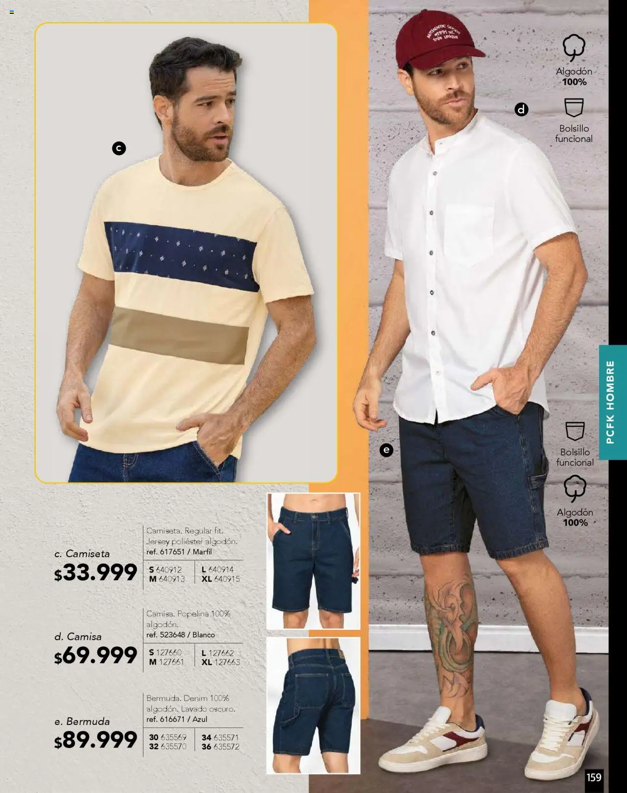 Pacifika revista - valida desde el 10.09.2025 | Página: 187 | Productos: Algodón, Bermuda, Camiseta, Camisa