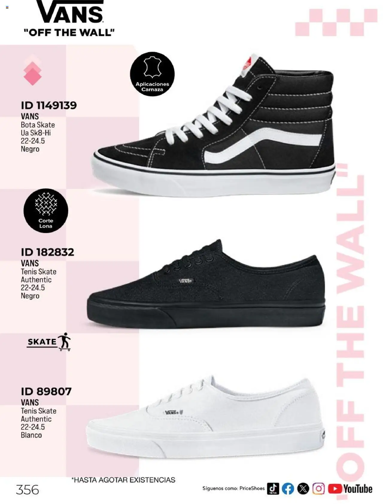 Nuevas ofertas de Price Shoes válidas en toda la República Mexicana desde el 05.05.2025. ¡Encuentra las mejores ofertas en Price Shoes catálogo Todo En 1 2025! | Página: 354 | Productos: Tenis, Lona