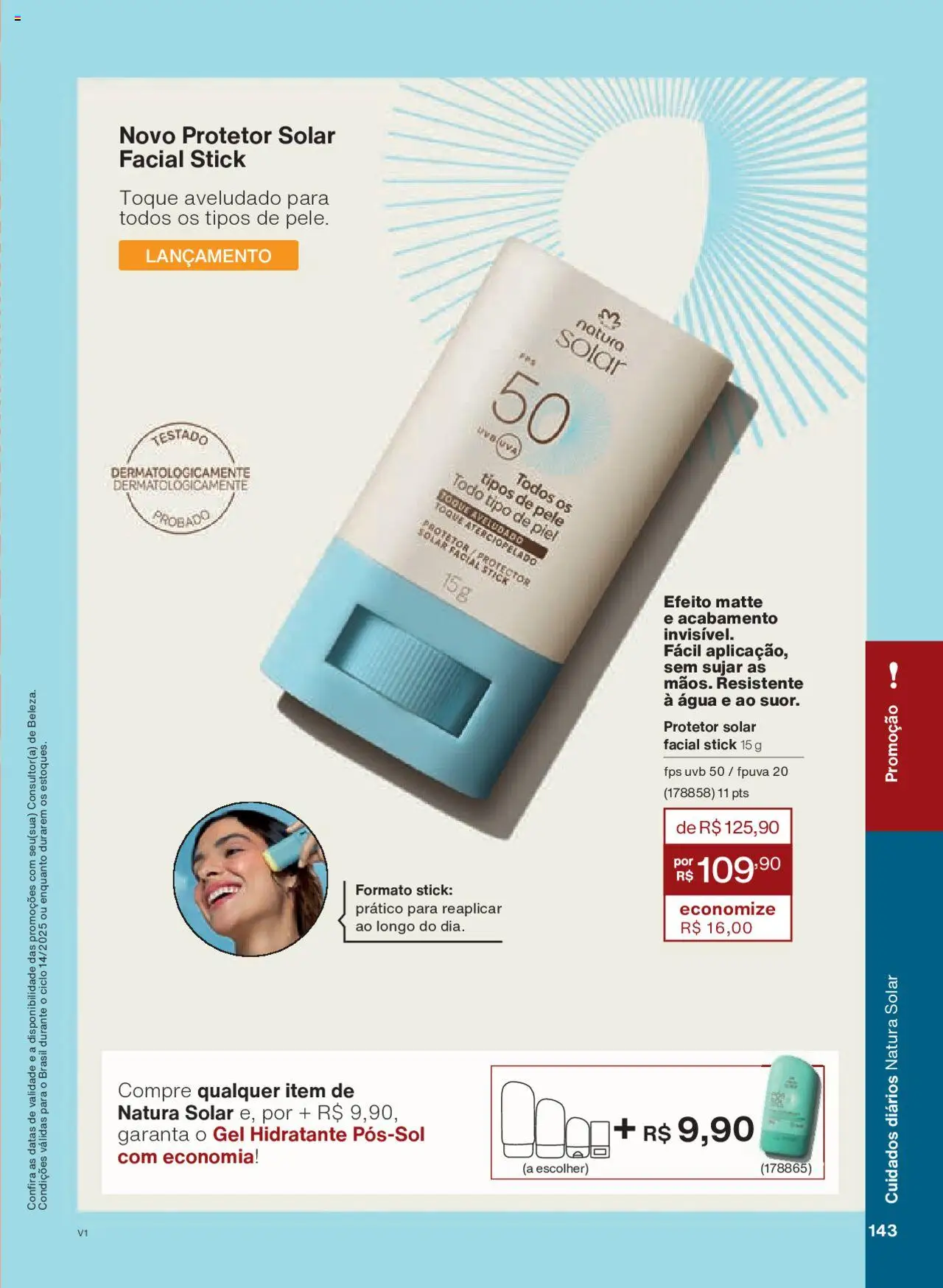 Natura Folheto - válido de 18.08.2025 | Página: 143 | Produtos: Protetor solar, Protetor solar facial