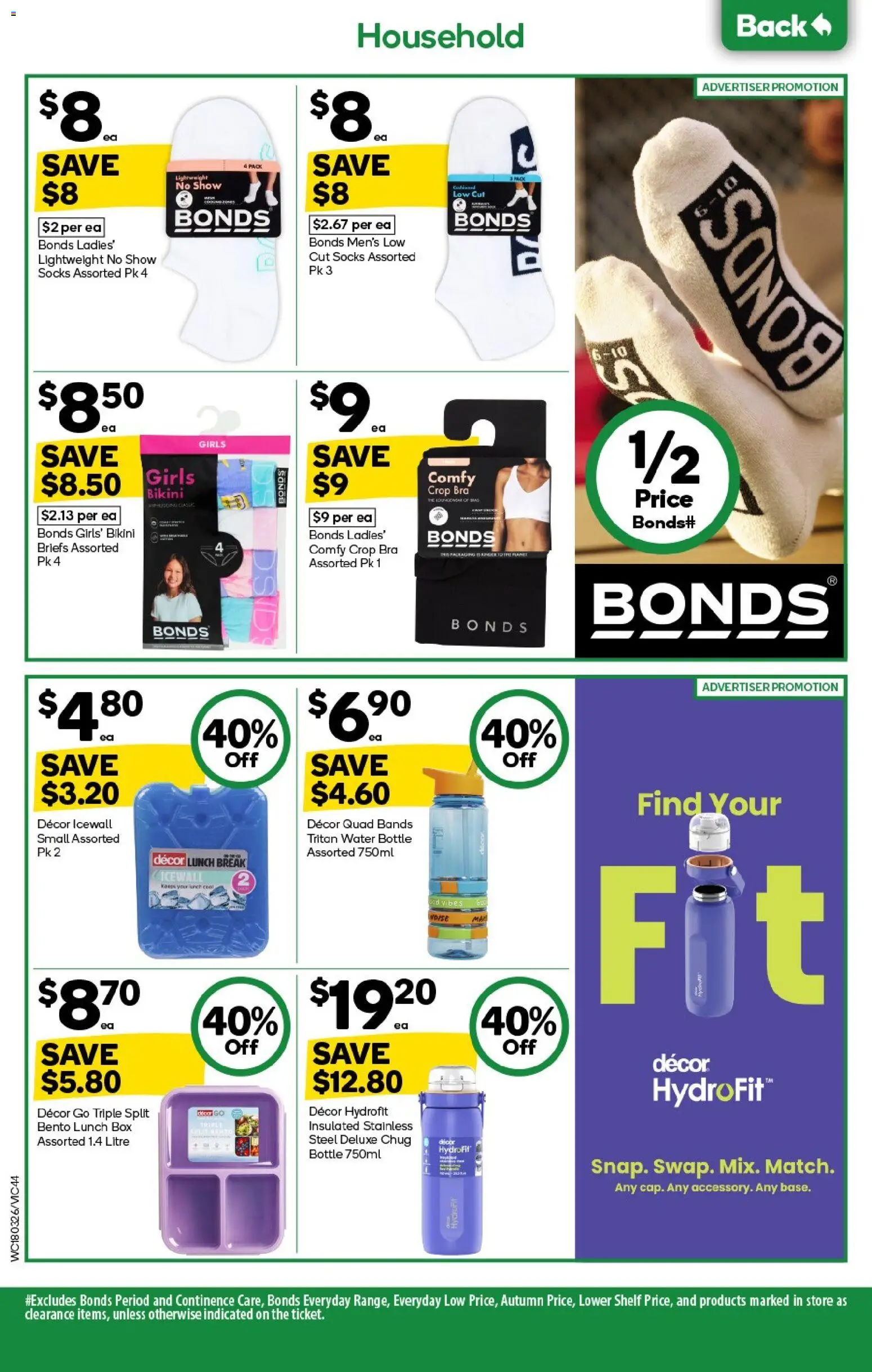 Woolworths catalogue - valid from 18.03.2026 | Page: 44 | Products: Bikini, Shelf, Decor, Bra