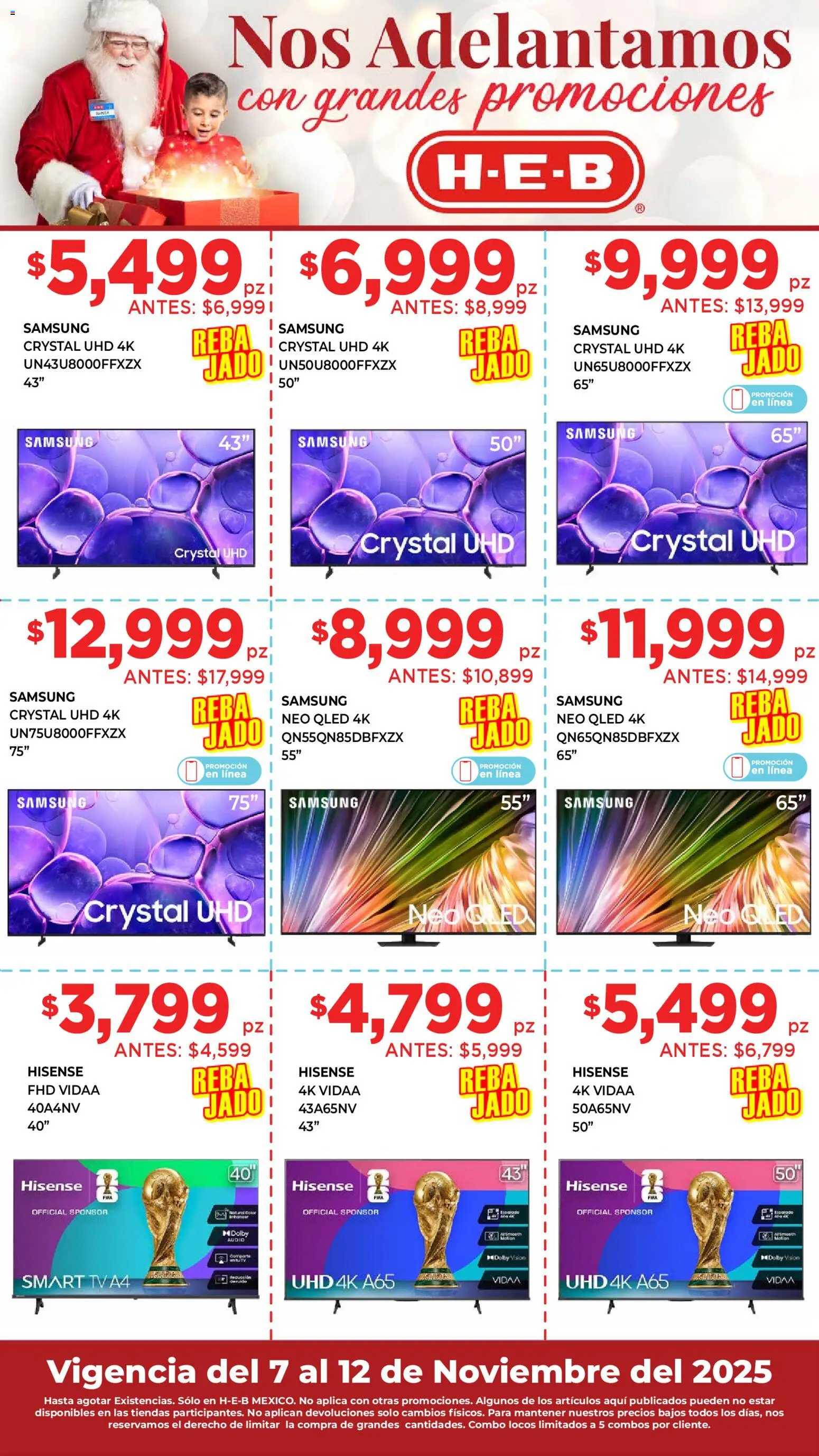 Nuevas ofertas de H-E-B válidas en toda la República Mexicana desde el 07.11.2025. ¡Encuentra las mejores ofertas en H-E-B folleto! | Página: 5 | Productos: Audio