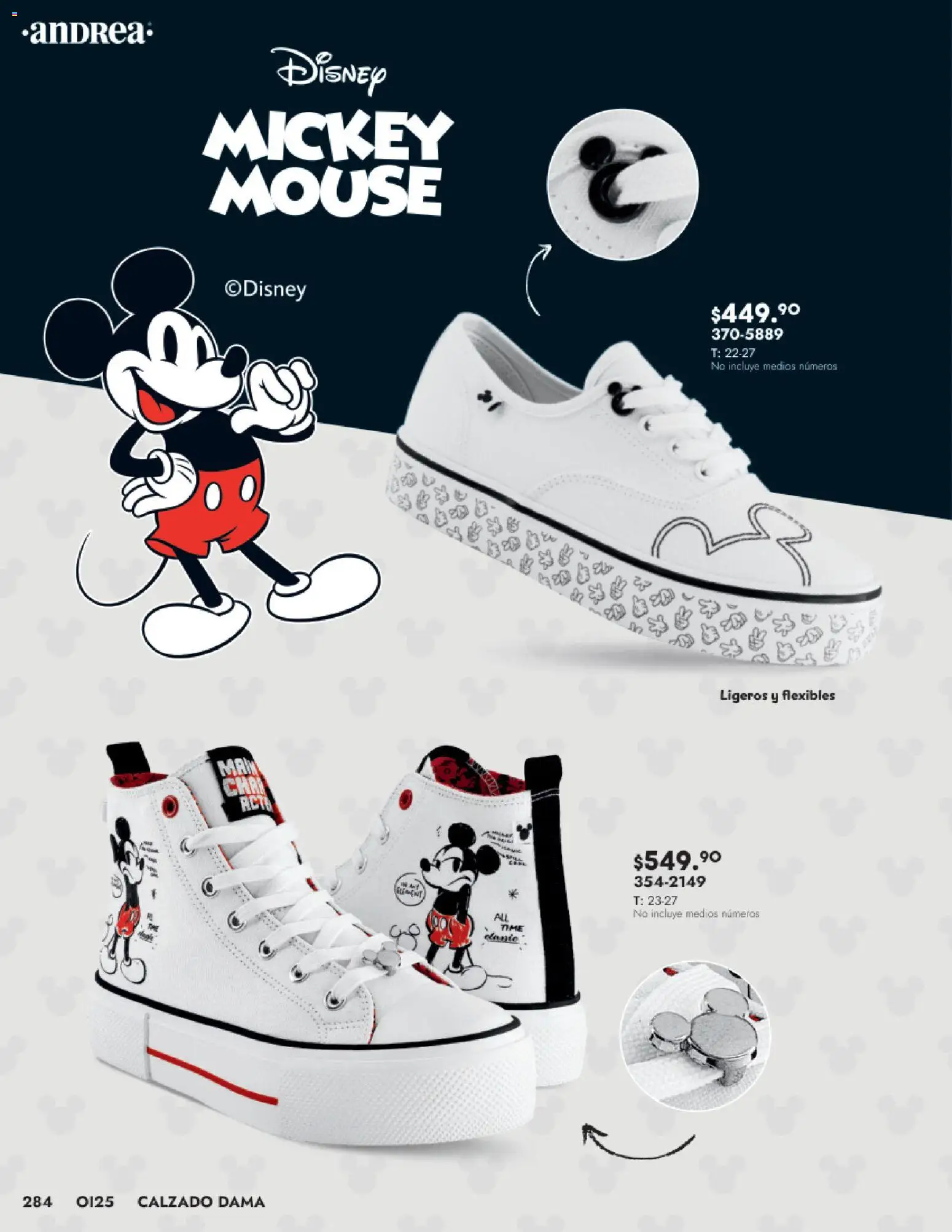 Nuevas ofertas de Andrea válidas en toda la República Mexicana desde el 24.08.2025. ¡Encuentra las mejores ofertas en Andrea - Catálogo Calzado Dama! | Página: 284 | Productos: Flexible, Playera