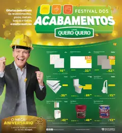 Lojas Quero-Quero - Folheto Festival de Acabamentos PR MS SP - Pré-Visualização do folheto da loja Lojas Quero-Quero, válido de 21.07.2025