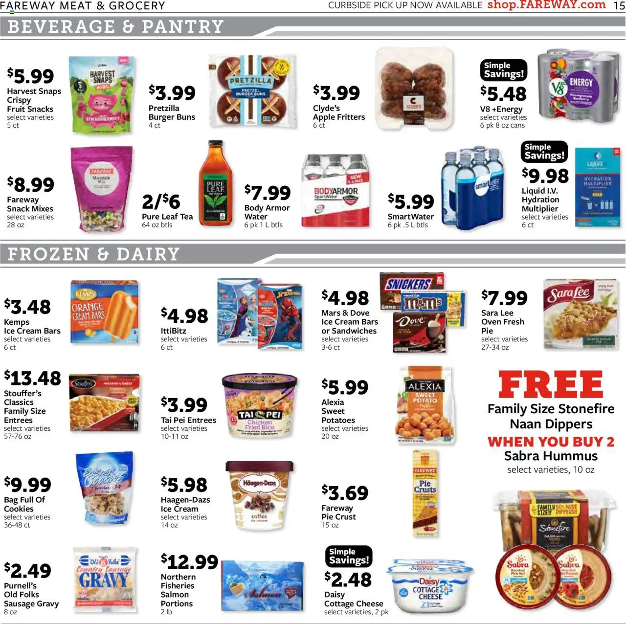 Fareway Weekly Ad - valid from 06.10.2025 | Page: 15 | Products: Cheese, Coffee, Cottage cheese, Water