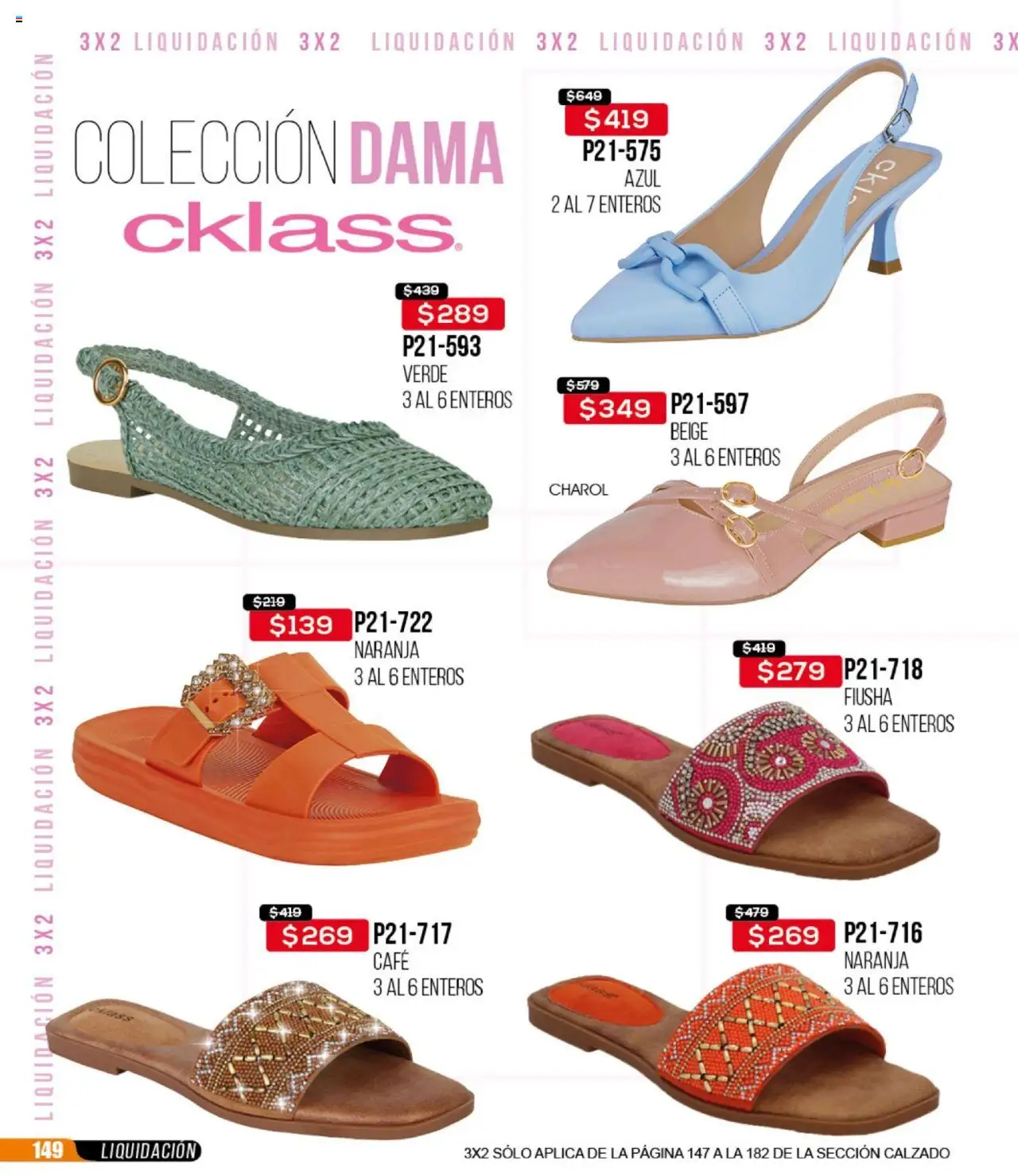 Nuevas ofertas de Cklass válidas en toda la República Mexicana desde el 22.09.2025. ¡Encuentra las mejores ofertas en Cklass - Catálogo Liquidación Calzado! | Página: 150 | Productos: Café