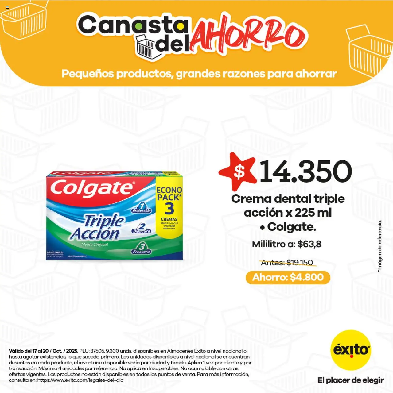 Éxito revista - valida desde el 17.10.2025 | Página: 2 | Productos: Crema, Crema dental