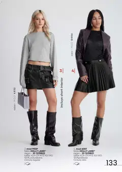 Vista previa de Price Shoes catálogo Cierre De Temporada , nuevo folleto de la tienda, válido en México a partir del 27.11.2025 | Página: 133 | Productos: Bolsa, Falda, Short