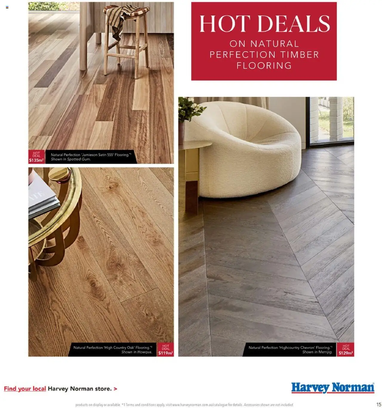 Harvey Norman catalogue - valid from 02.10.2025 | Page: 15 | Products: Flooring, Accessories