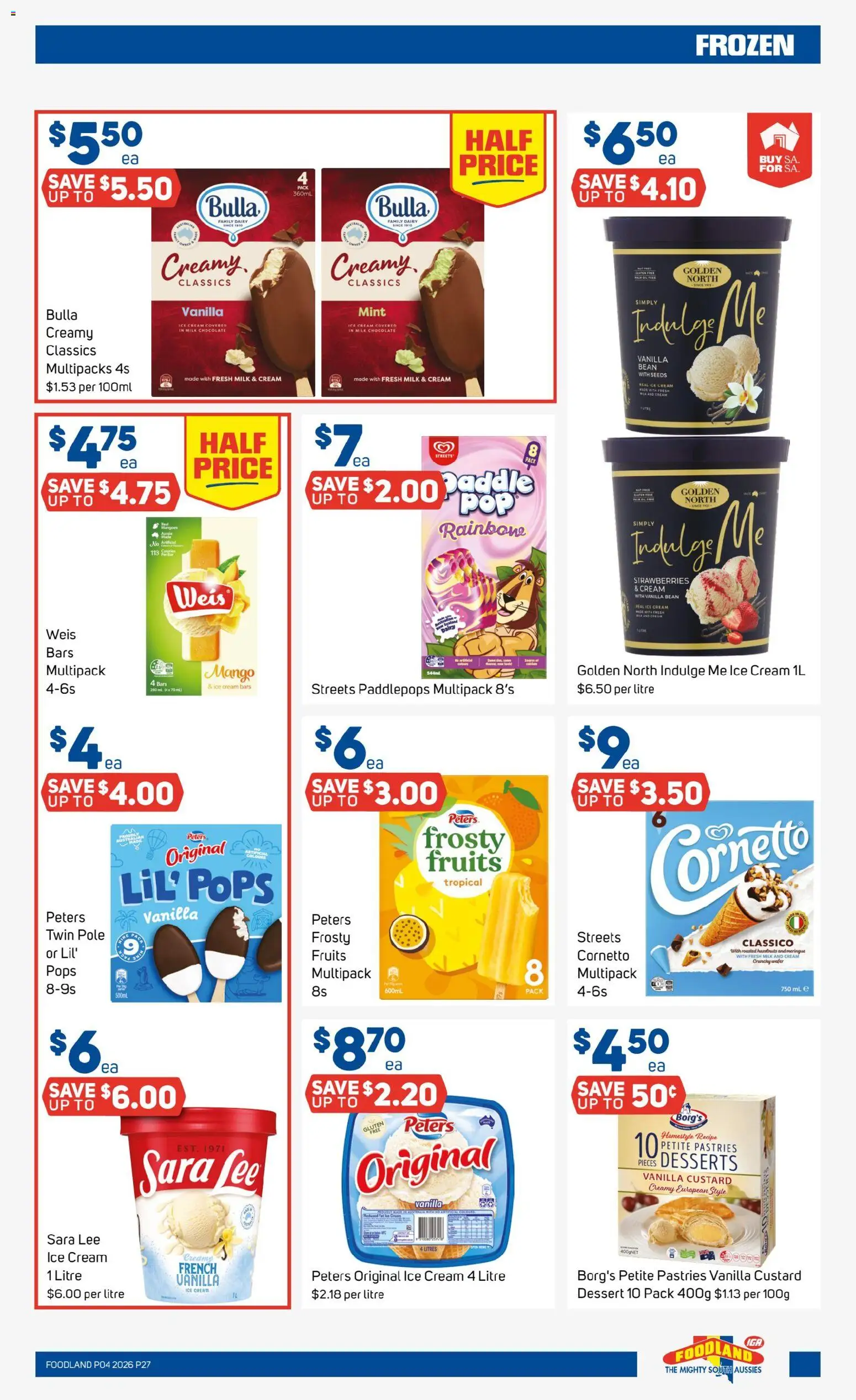 Foodland catalogue - valid from 21.01.2026 | Page: 27 | Products: Dairy, Water, Fruits, Mango
