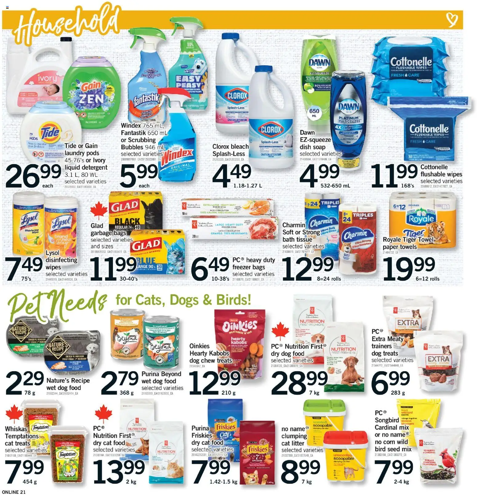 Fortinos flyer valid from 26.02.2026 | Page: 21 | Products: PC, Soap, Detergent, Bath
