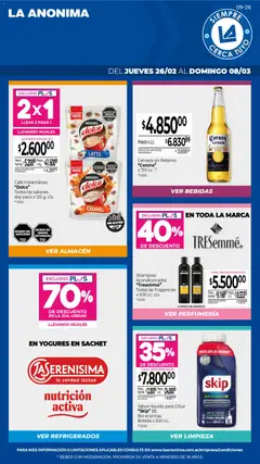 Vista previa La Anonima catálogo válido desde el 26.02.2026