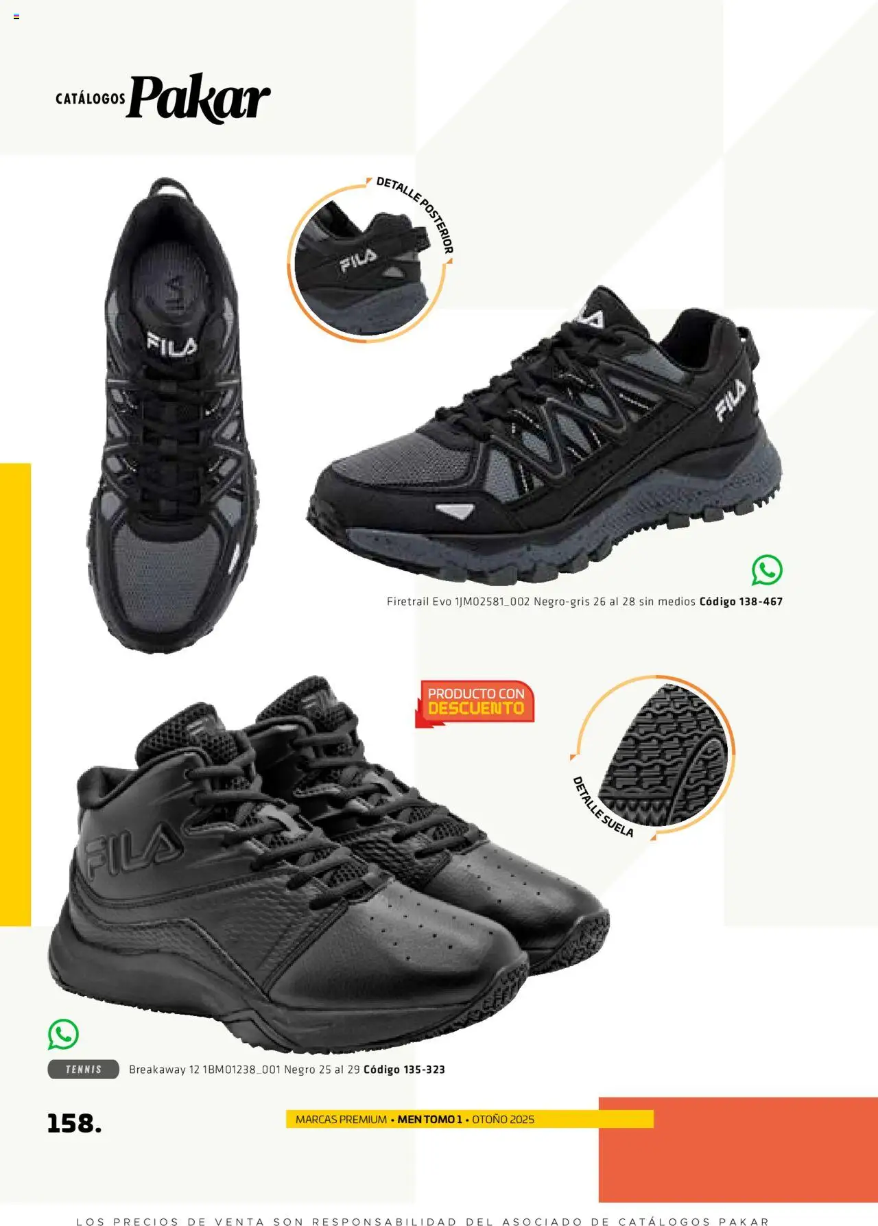 Nuevas ofertas de SC Pakar válidas en toda la República Mexicana desde el 29.08.2025. ¡Encuentra las mejores ofertas en SC Pakar - Catálogo Otoño Men Tomo 1! | Página: 158