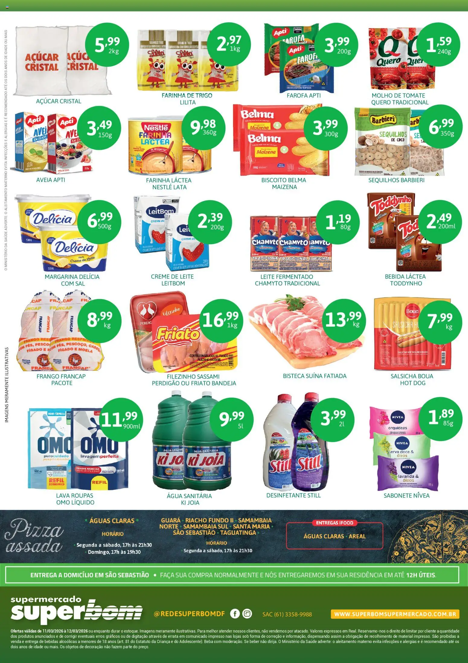 Superbom Folheto - válido de 11.03.2026 | Página: 2 | Produtos: Ferro, Molho de tomate, Salsicha, Moela