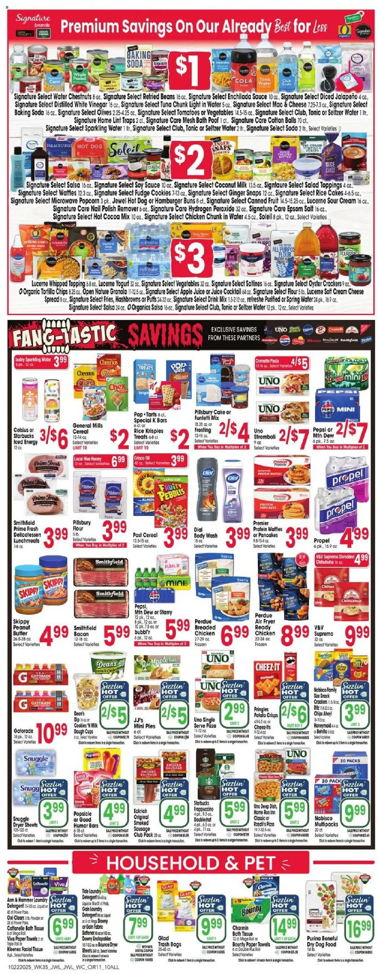 Jewel Osco Weekly Ad - IN - valid from 22.10.2025 | Page: 11 | Products: Nail, Cheese, Water, Shock