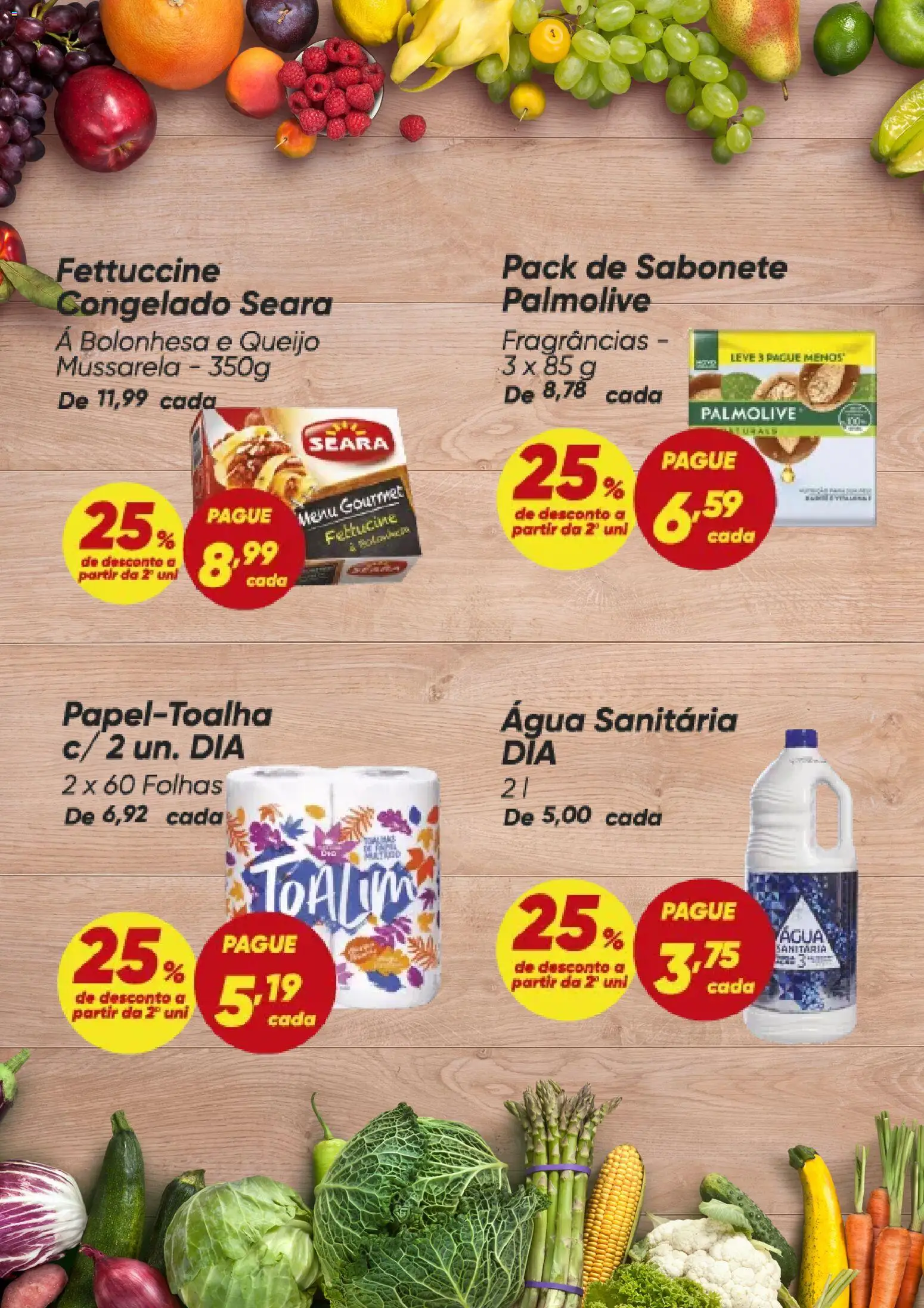 Dia Folheto - válido de 16.04.2026 | Página: 5 | Produtos: Queijo, Sabonete, Mussarela, Água sanitária