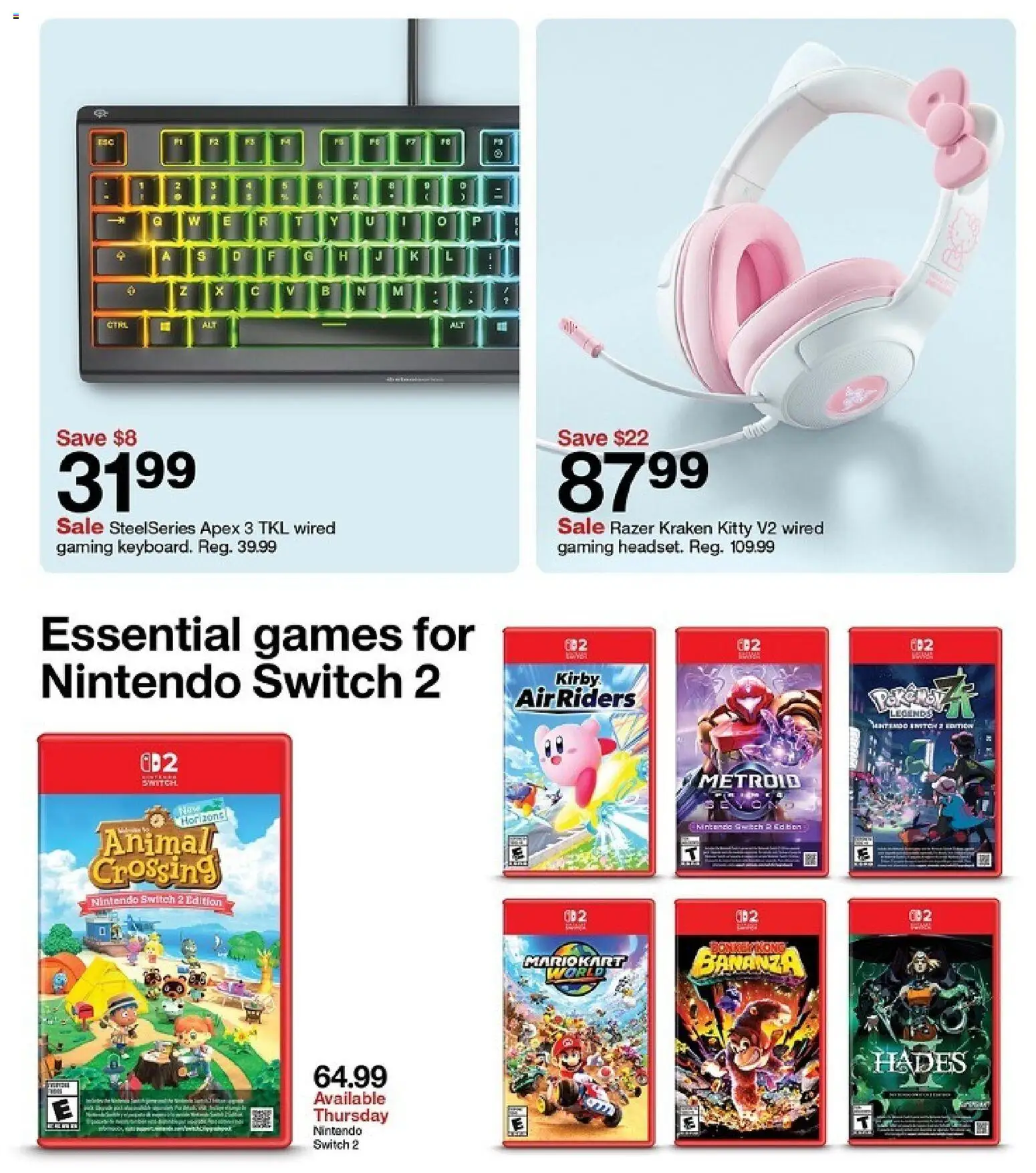 Target Weekly Ad - valid from 11.01.2026 | Page: 19 | Products: Switch, Nintendo