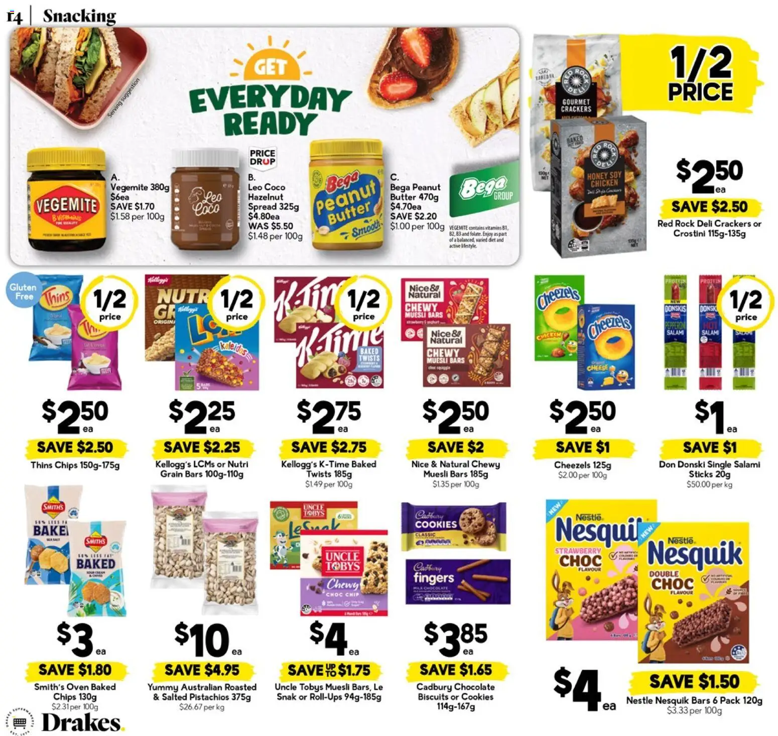 Drakes catalogue - valid from 28.01.2026 | Page: 14 | Products: Milk, Salami, Chips, Oven