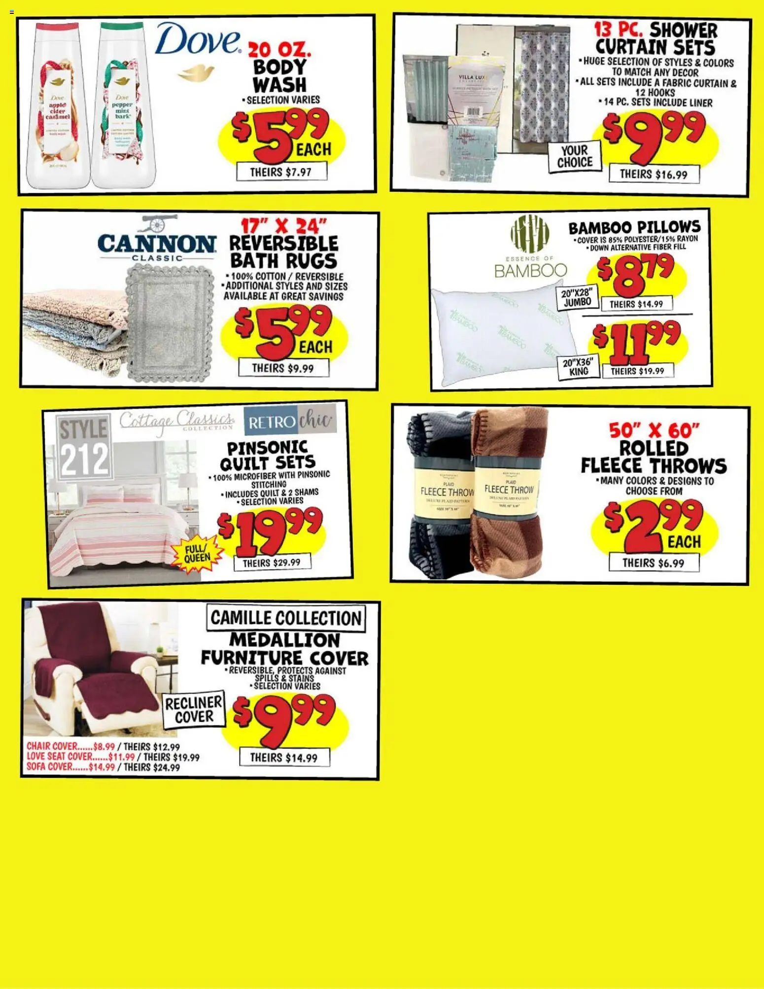 Ollie's Store Ad - valid from 20.02.2026 | Page: 4 | Products: Shower, Recliner, Pepper, Quilt