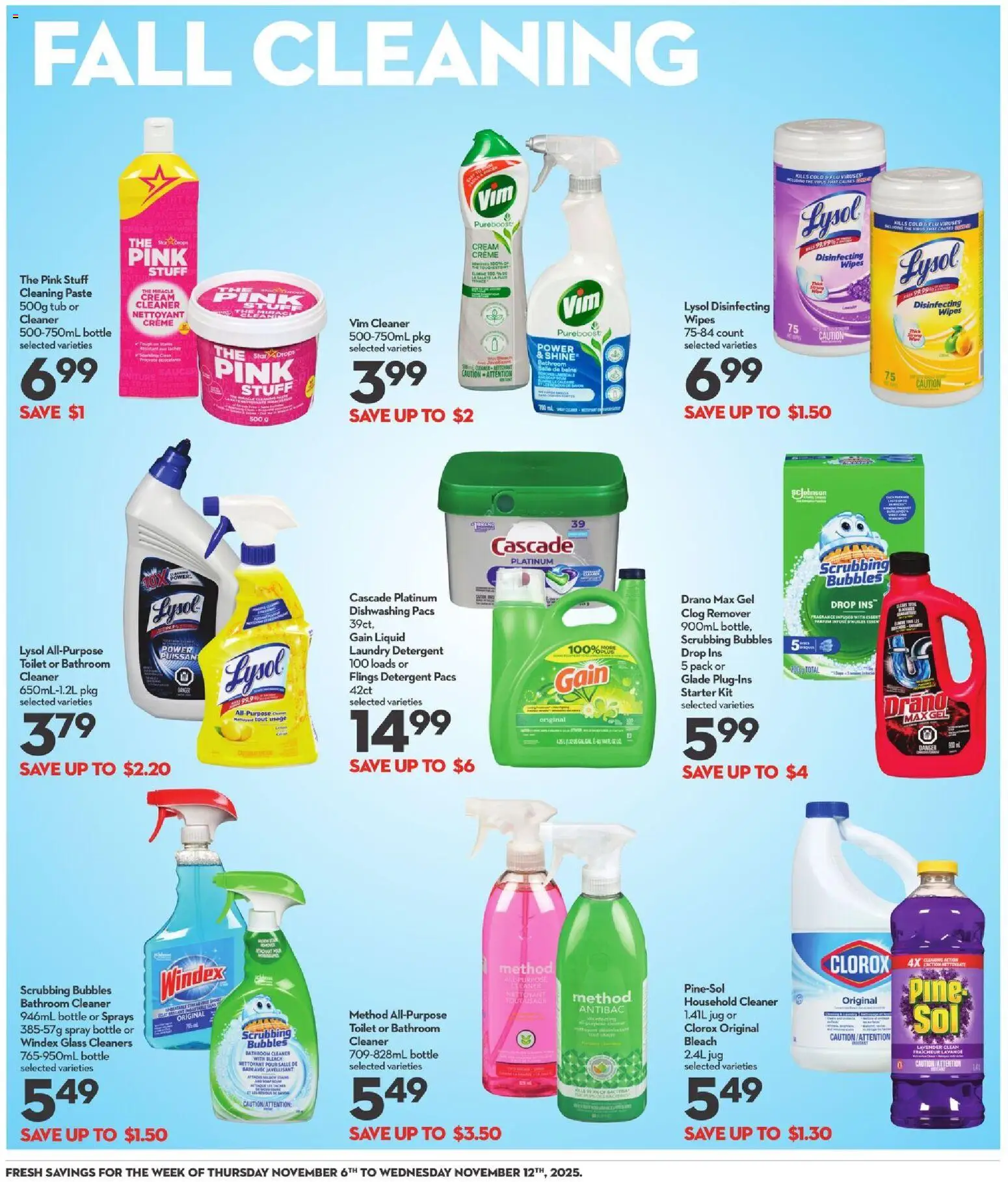 Longo's flyer valid from 06.11.2025 | Page: 14 | Products: Cream, Detergent