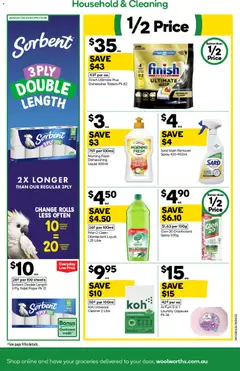 Preview of Woolworths catalogue  - valid from 08.04.2026 | Page: 33 | Products: Household, Stain remover, Toilet paper, Laundry