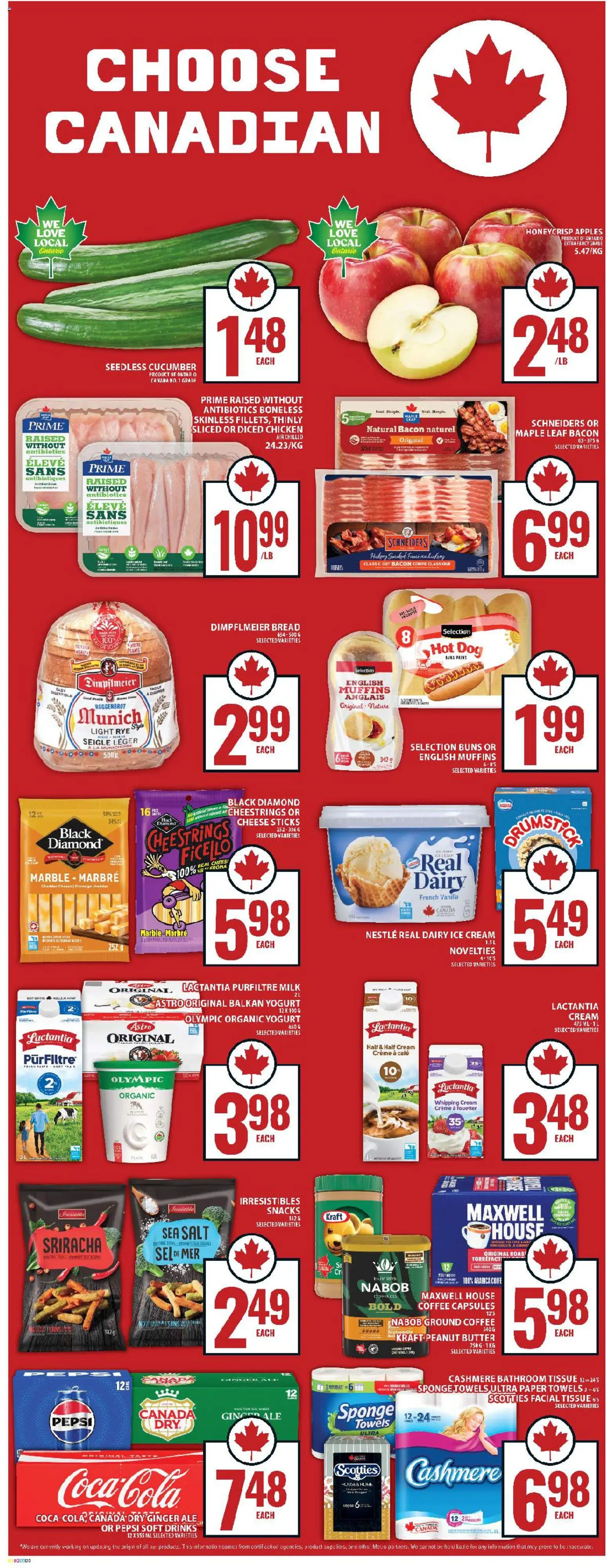 Food Basics flyer valid from 20.11.2025 | Page: 6 | Products: Sponge, Butter, Bread, Coffee