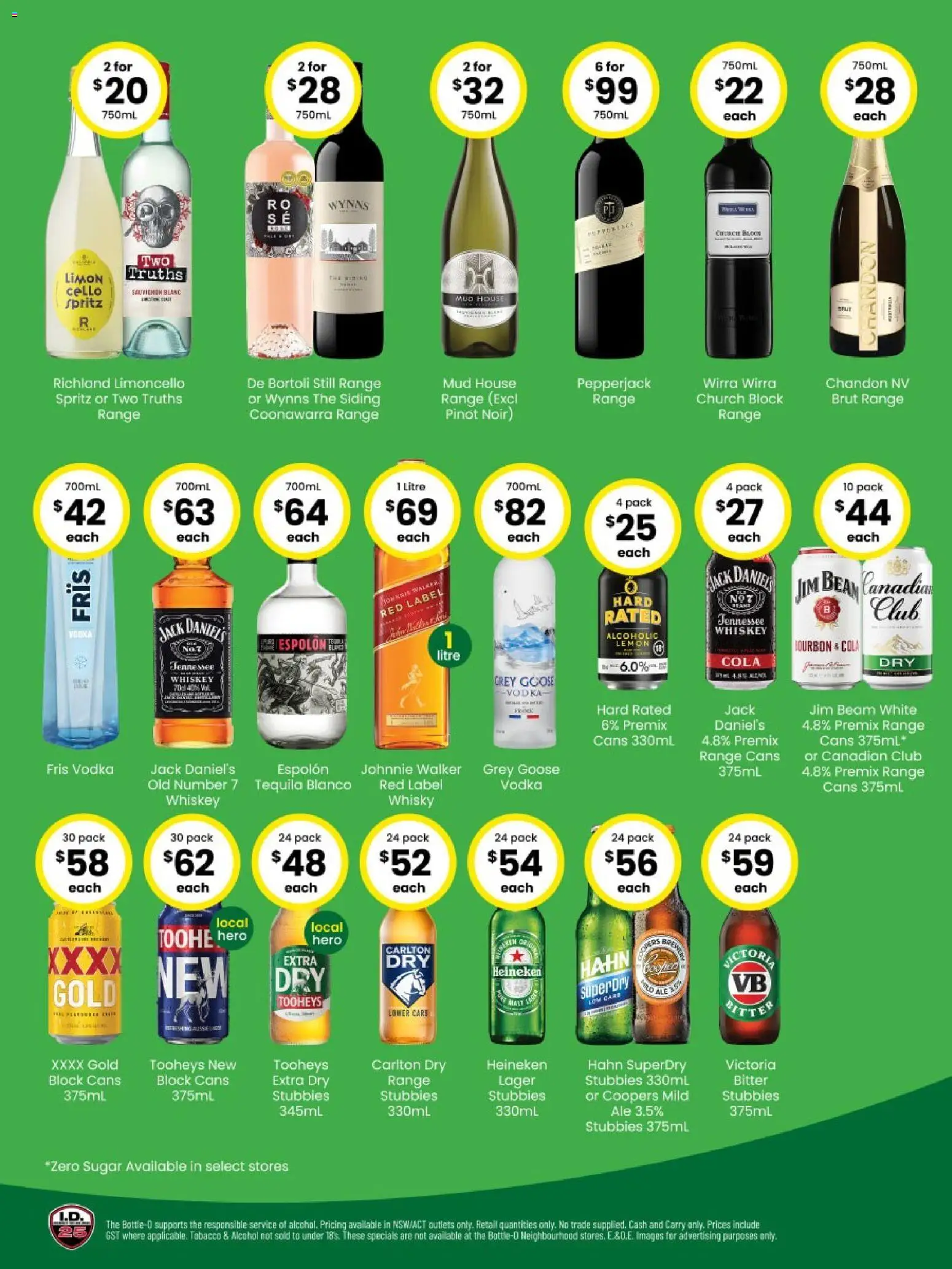 The Bottle-O catalogue - valid from 30.03.2026 | Page: 2 | Products: Bourbon, Whiskey, Sugar, Lemon
