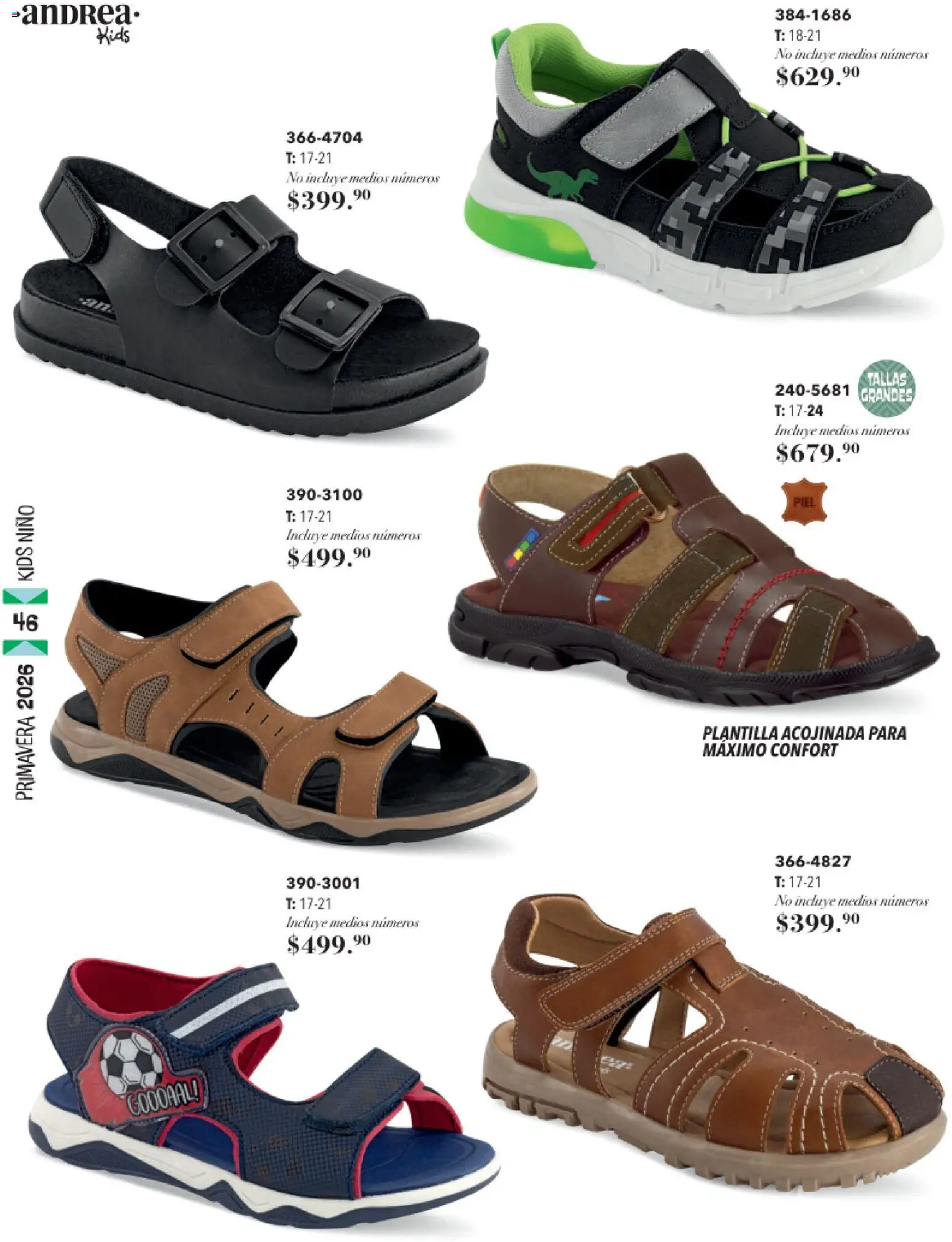 Nuevas ofertas de Andrea válidas en toda la República Mexicana desde el 25.01.2026. ¡Encuentra las mejores ofertas en Andrea catálogo Infantil! | Página: 46