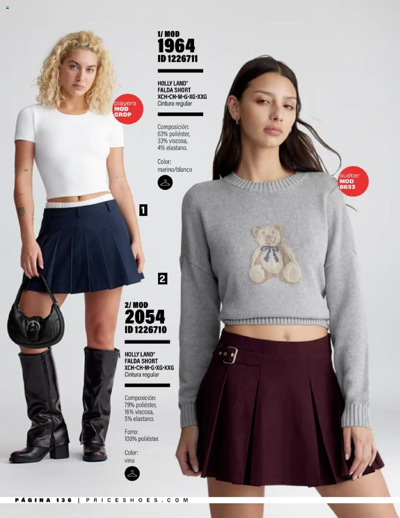 Nuevas ofertas de Price Shoes válidas en toda la República Mexicana desde el 05.08.2025. ¡Encuentra las mejores ofertas en Price Shoes - Catálogo Jeans ! | Página: 136 | Productos: Playera, Vino, Falda, Short