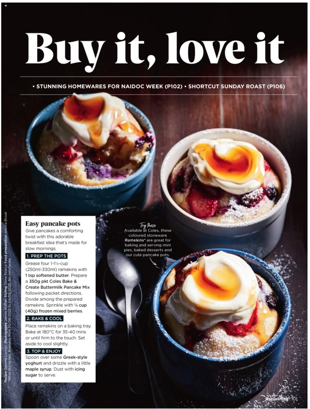 Coles catalogue - valid from 03.07.2025 | Page: 101 | Products: Yoghurt, Sugar, Stove