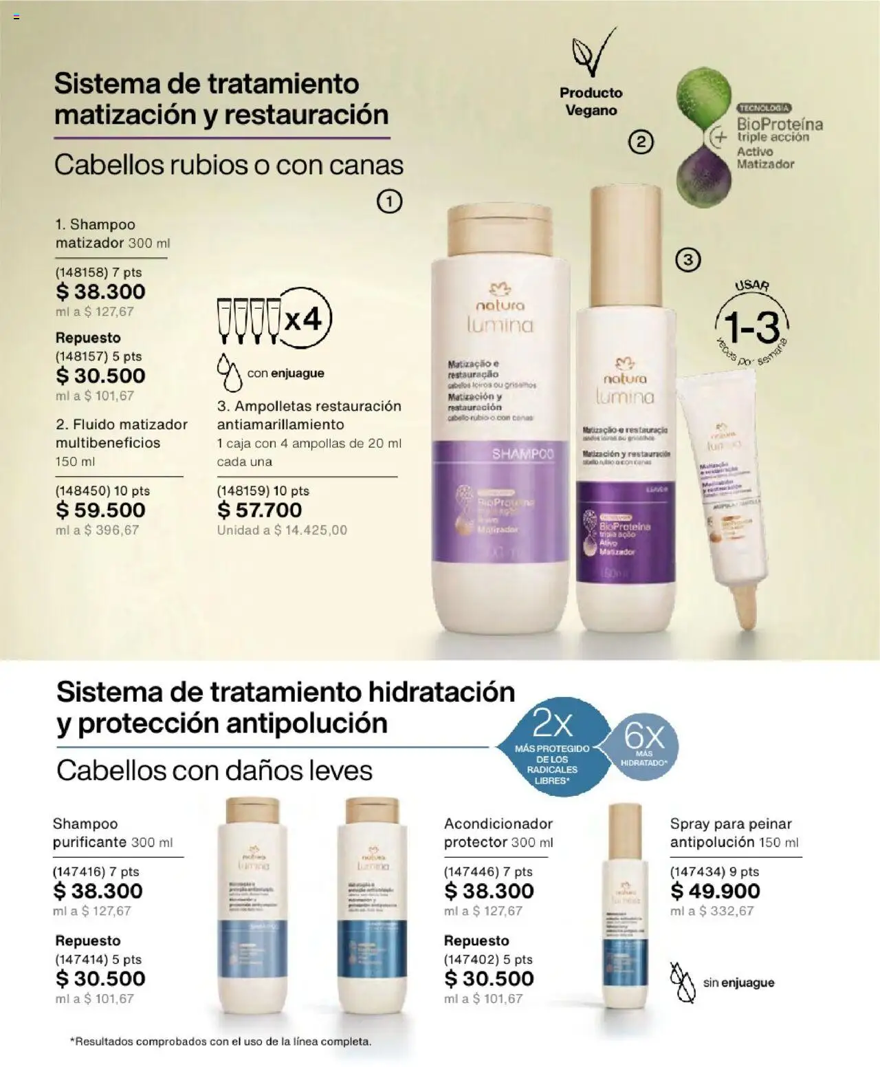 Natura revista - valida desde el 23.07.2025 | Página: 150 | Productos: Shampoo, Caja, Acondicionador