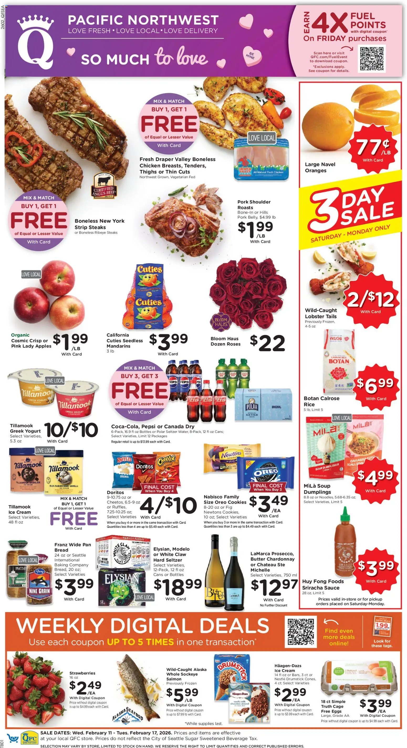 QFC Weekly Ad - valid from 11.02.2026 | Page: 1