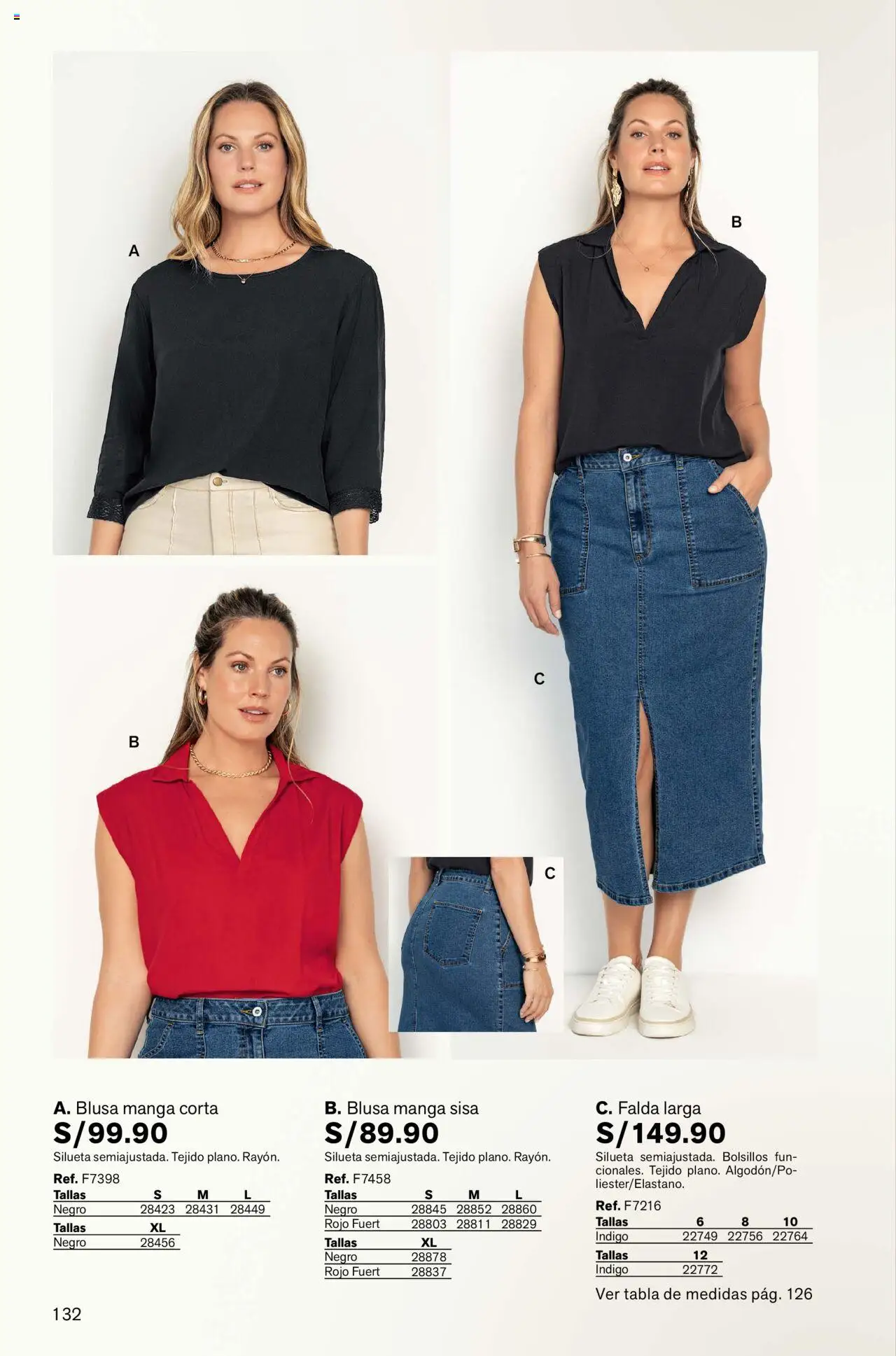 Catálogo Leonisa válido desde 04.08.2025 | Página: 132 | Productos: Falda, Blusa