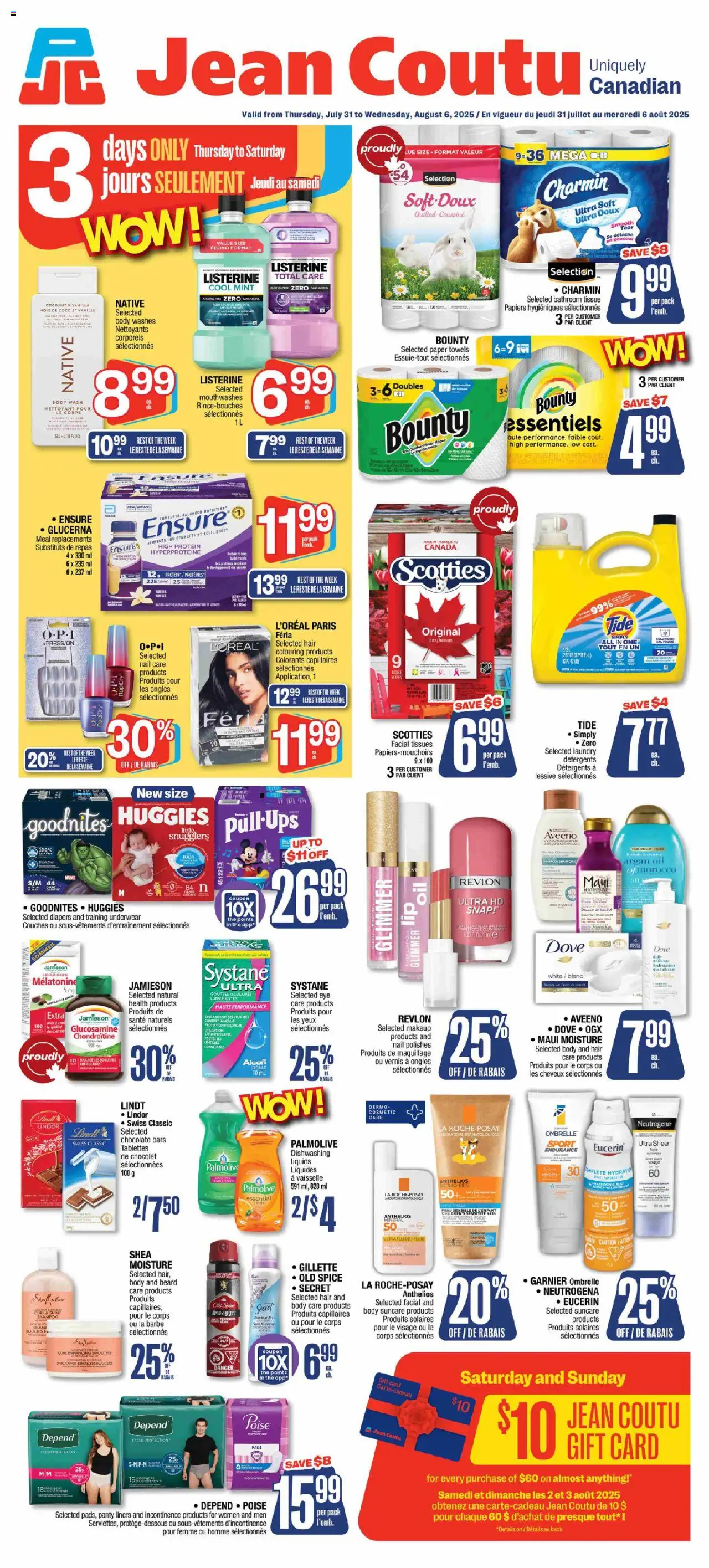 Jean Coutu flyer valid from 31.08.2025 | Page: 1