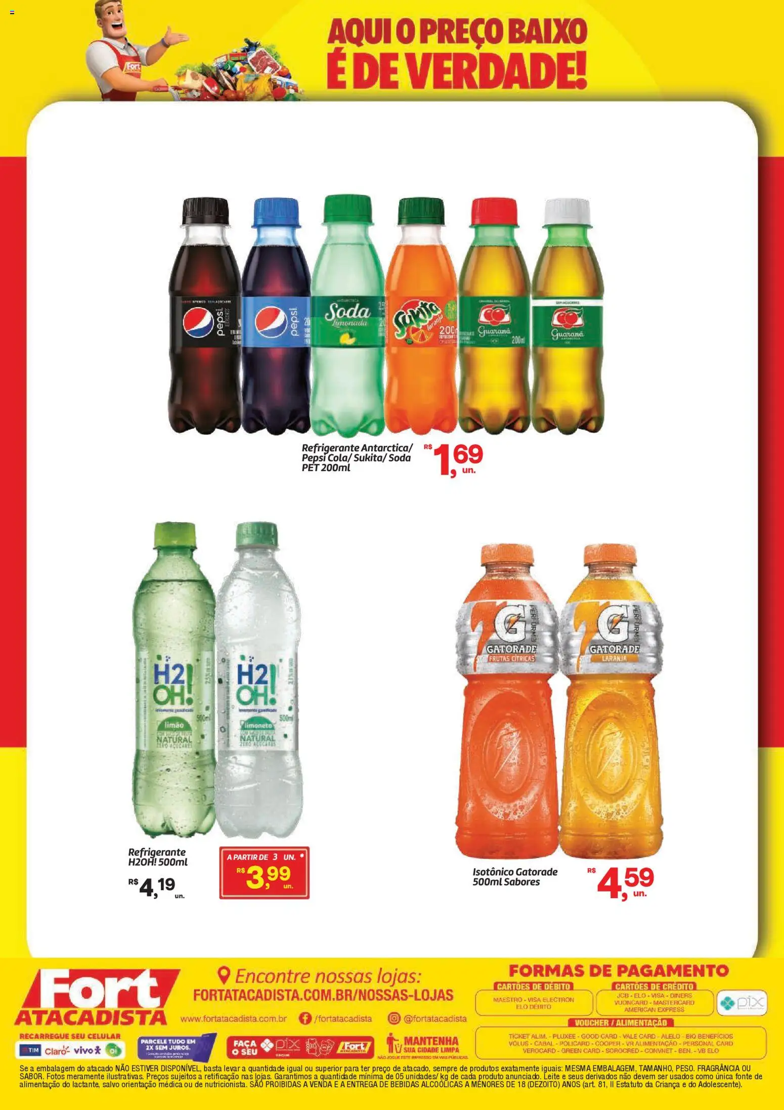 Fort Atacadista Folheto - válido de 11.12.2025 | Página: 2 | Produtos: Celular, Fragrância, Gatorade, Refrigerante