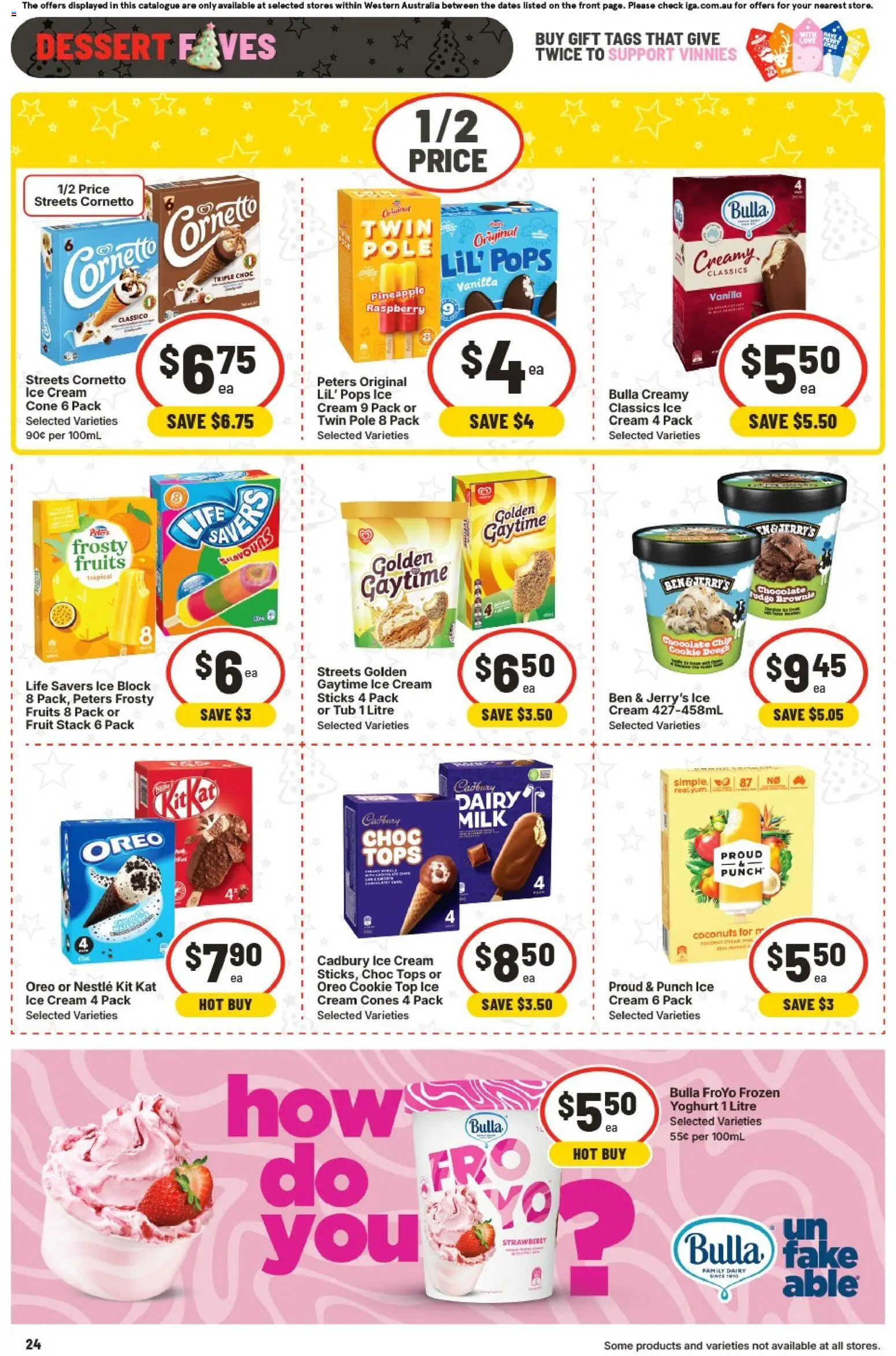 IGA catalogue - valid from 26.11.2025 | Page: 27 | Products: Pineapple, Cream, Fruits, Raspberry