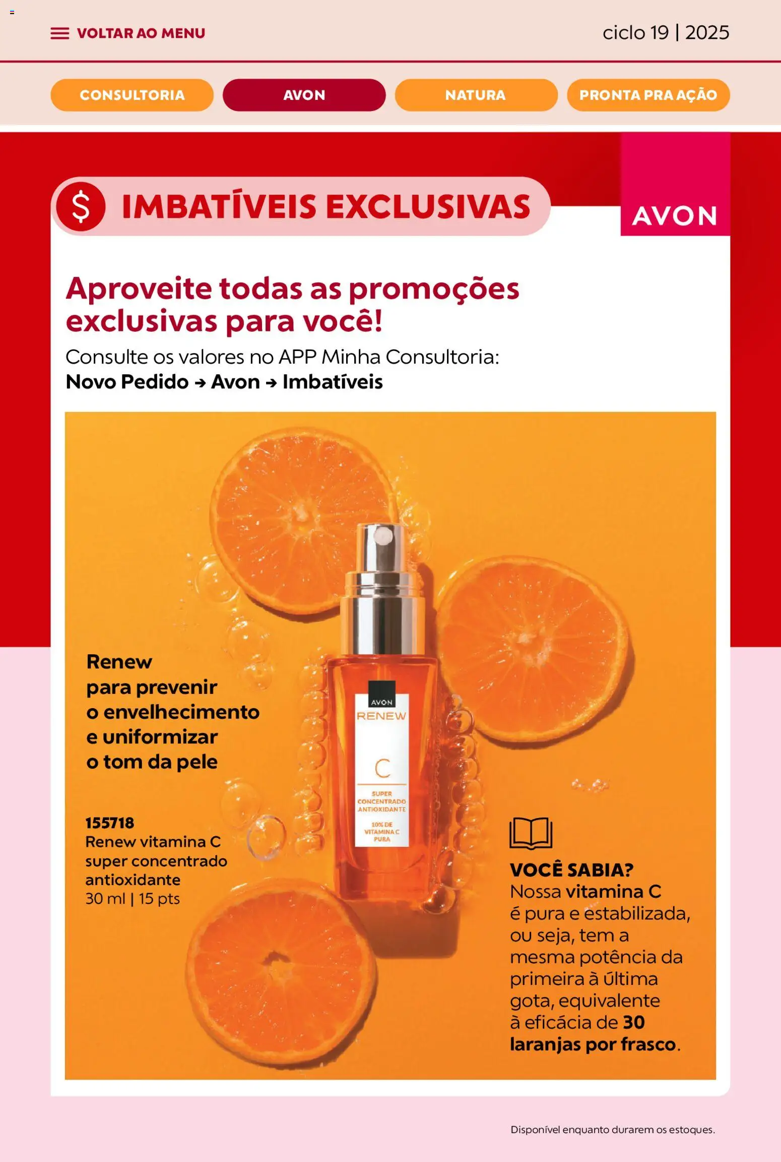 Avon Folheto - válido de 21.11.2025 | Página: 28 | Produtos: Laranjas, Vitamina c