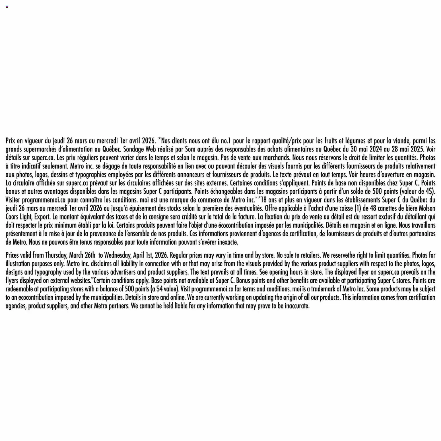 Super C flyer valid from 26.03.2026 | Page: 17