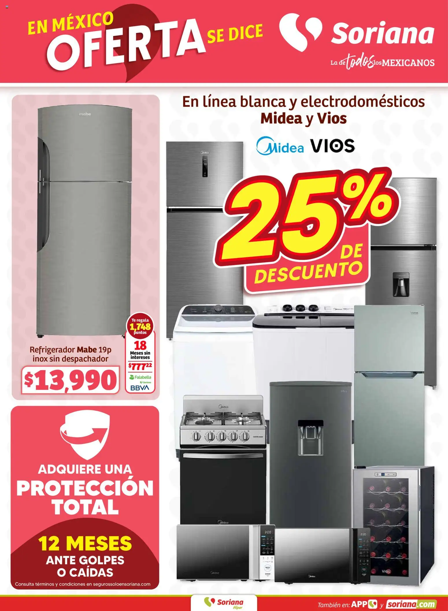 Nuevas ofertas de Soriana válidas en toda la República Mexicana desde el 16.01.2026. ¡Encuentra las mejores ofertas en Soriana - Fin de Semana Híper: Saltillo y Torreón! | Página: 11 | Productos: Refrigerador, Té