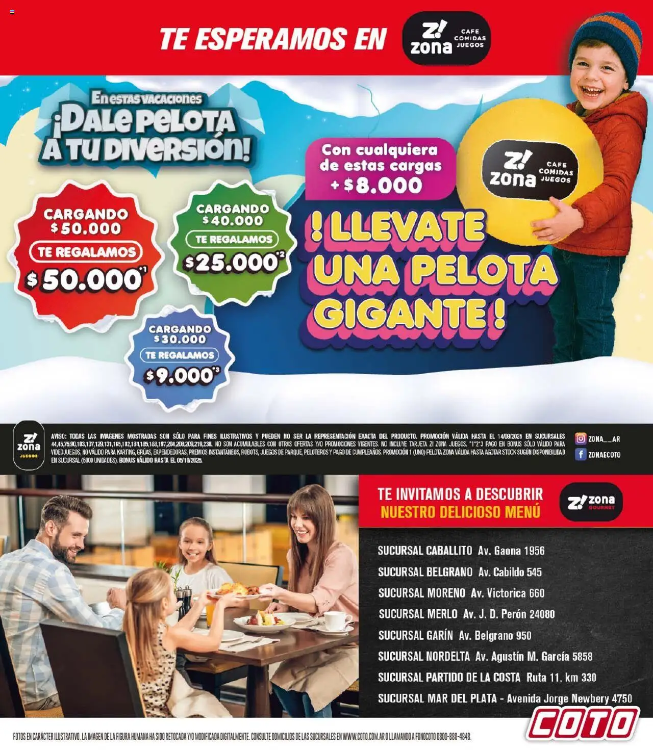 Coto ofertas │ válido desde el 18.08.2025 | Página: 7 | Productos: Pelota, Café, Té